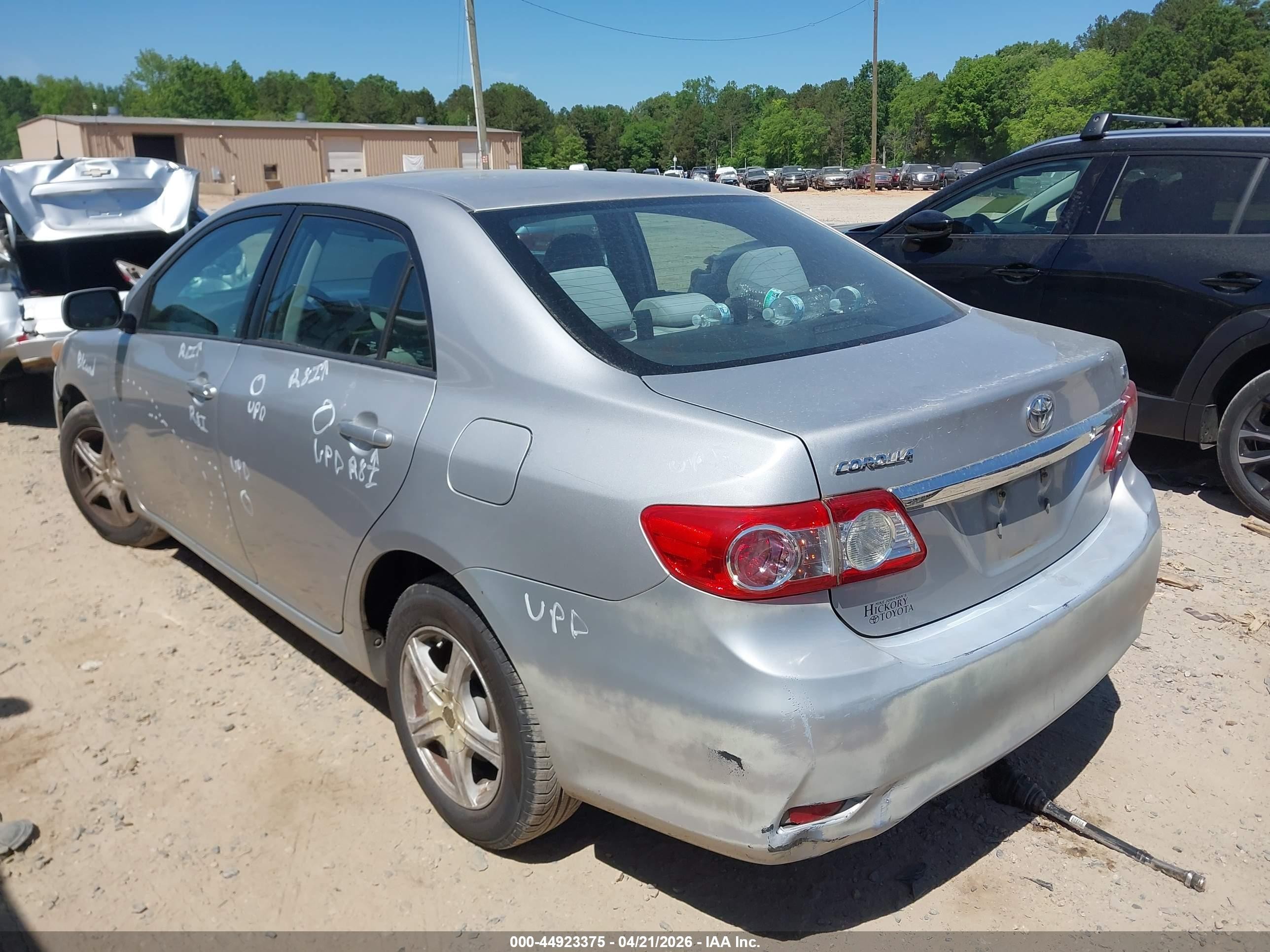 2011 Toyota Corolla Le Silver vin: 2T1BU4EE2BC727965