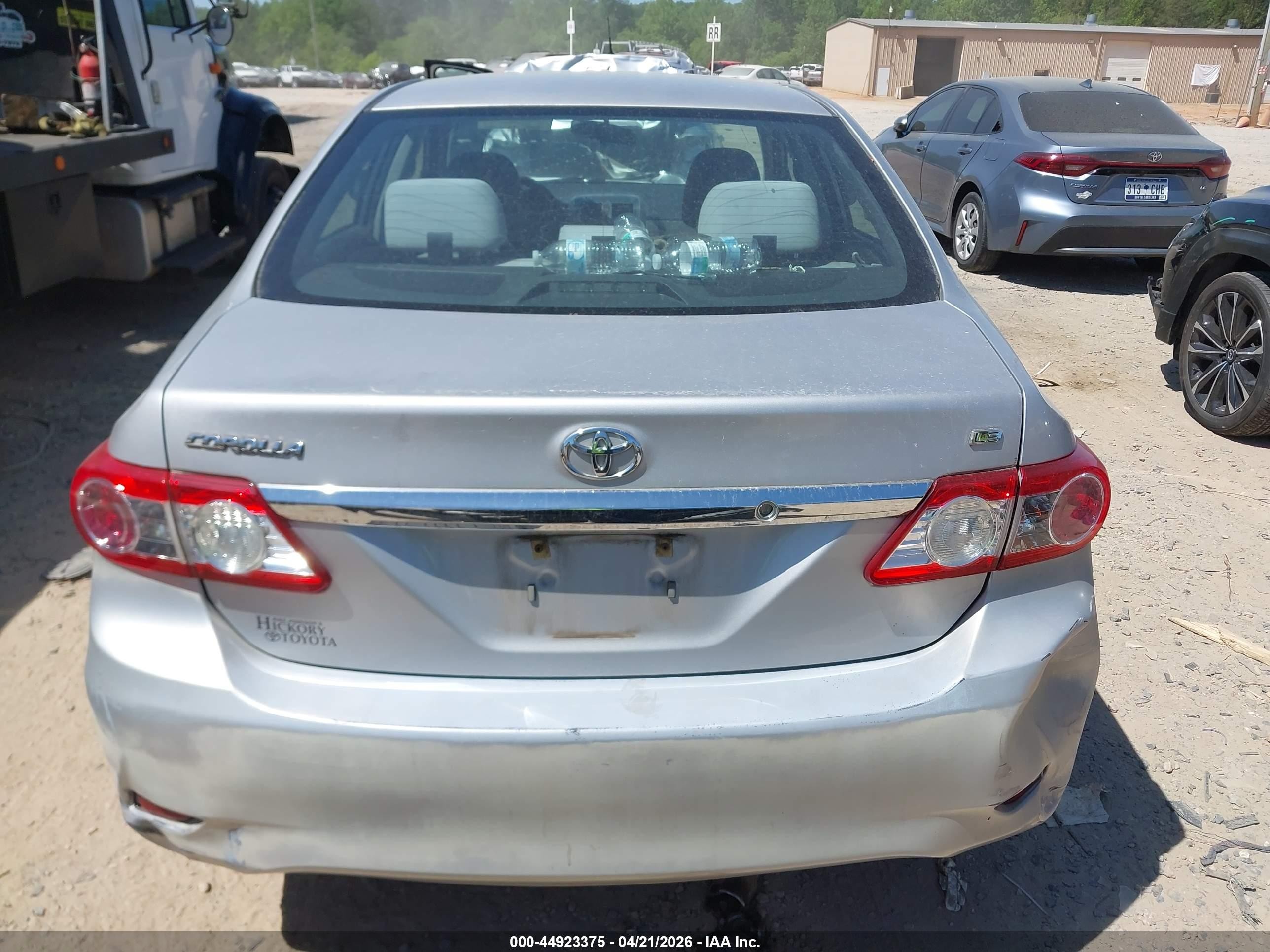 2011 Toyota Corolla Le Silver vin: 2T1BU4EE2BC727965