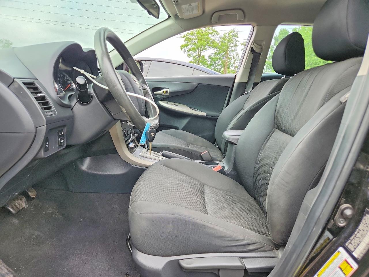 2011 Toyota Corolla S Black vin: 2T1BU4EE2BC732986