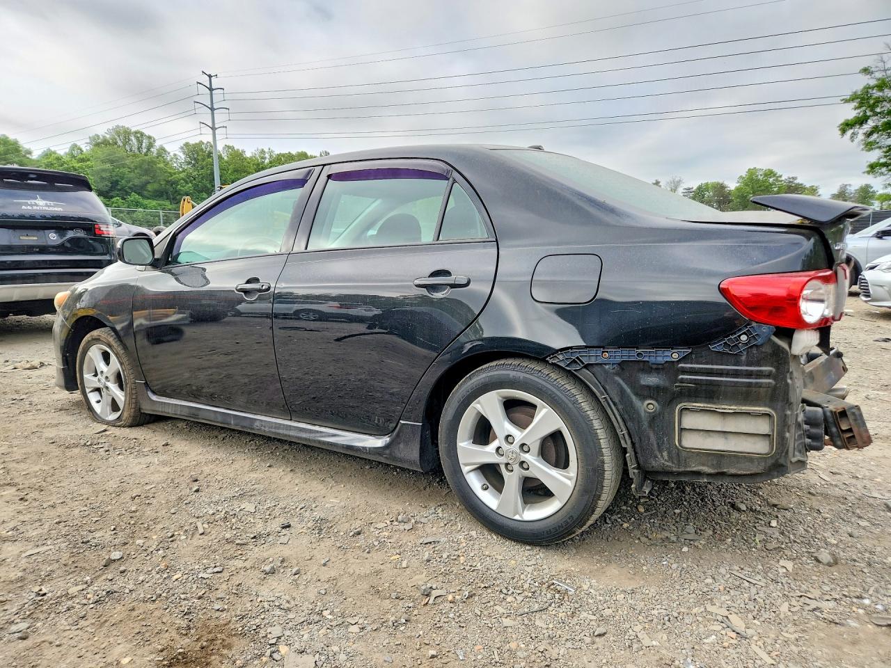 2011 Toyota Corolla S Black vin: 2T1BU4EE2BC732986