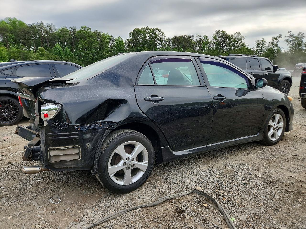 2011 Toyota Corolla S Black vin: 2T1BU4EE2BC732986