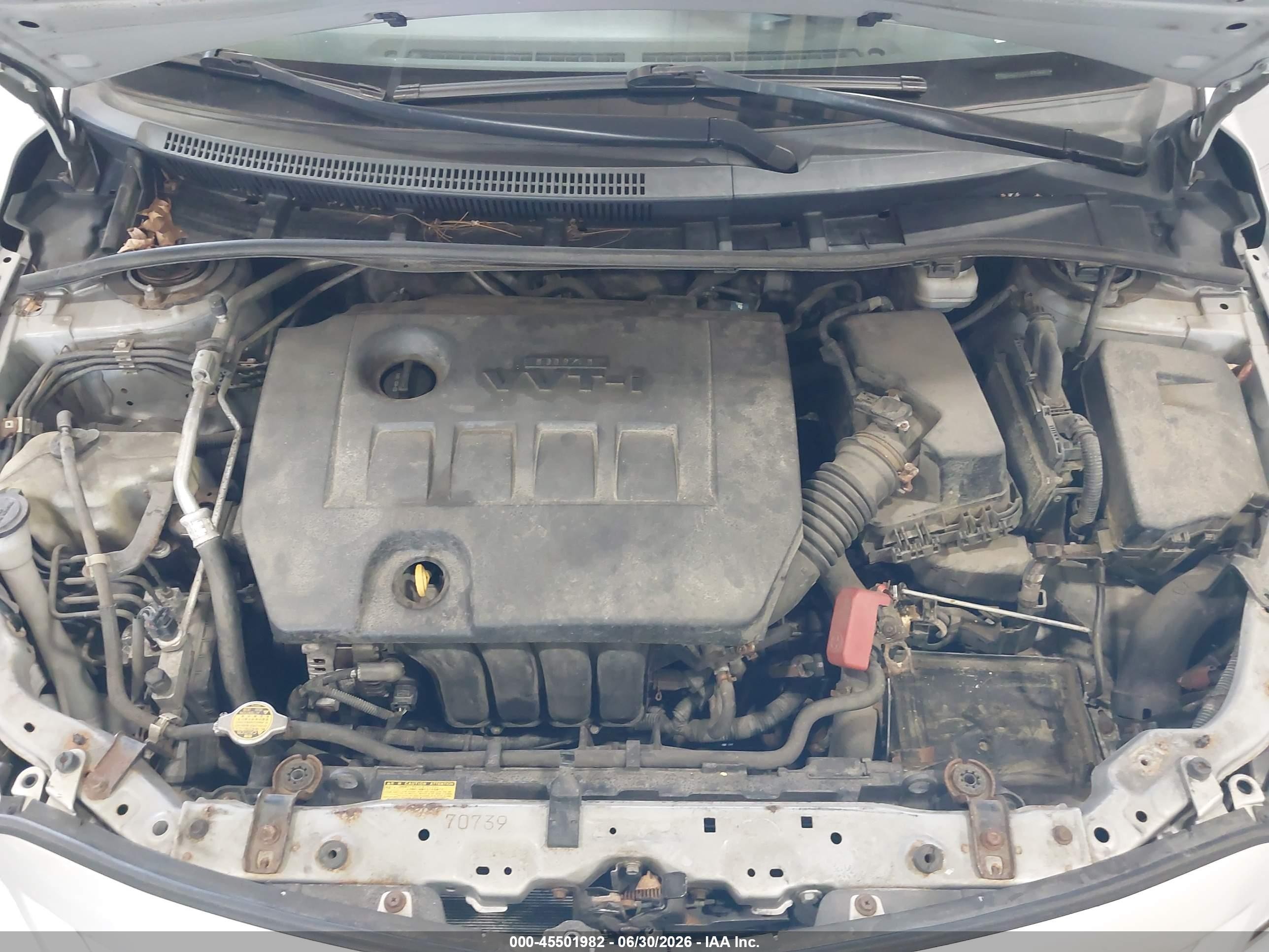 2011 Toyota Corolla   Silver vin: 2T1BU4EE2BC733068
