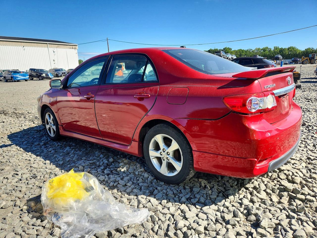 2011 Toyota Corolla S Red vin: 2T1BU4EE2BC745348