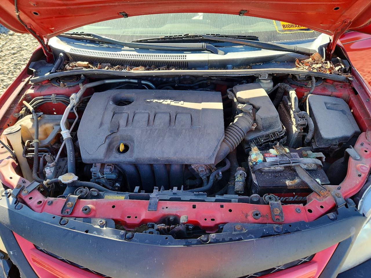 2011 Toyota Corolla S Red vin: 2T1BU4EE2BC745348