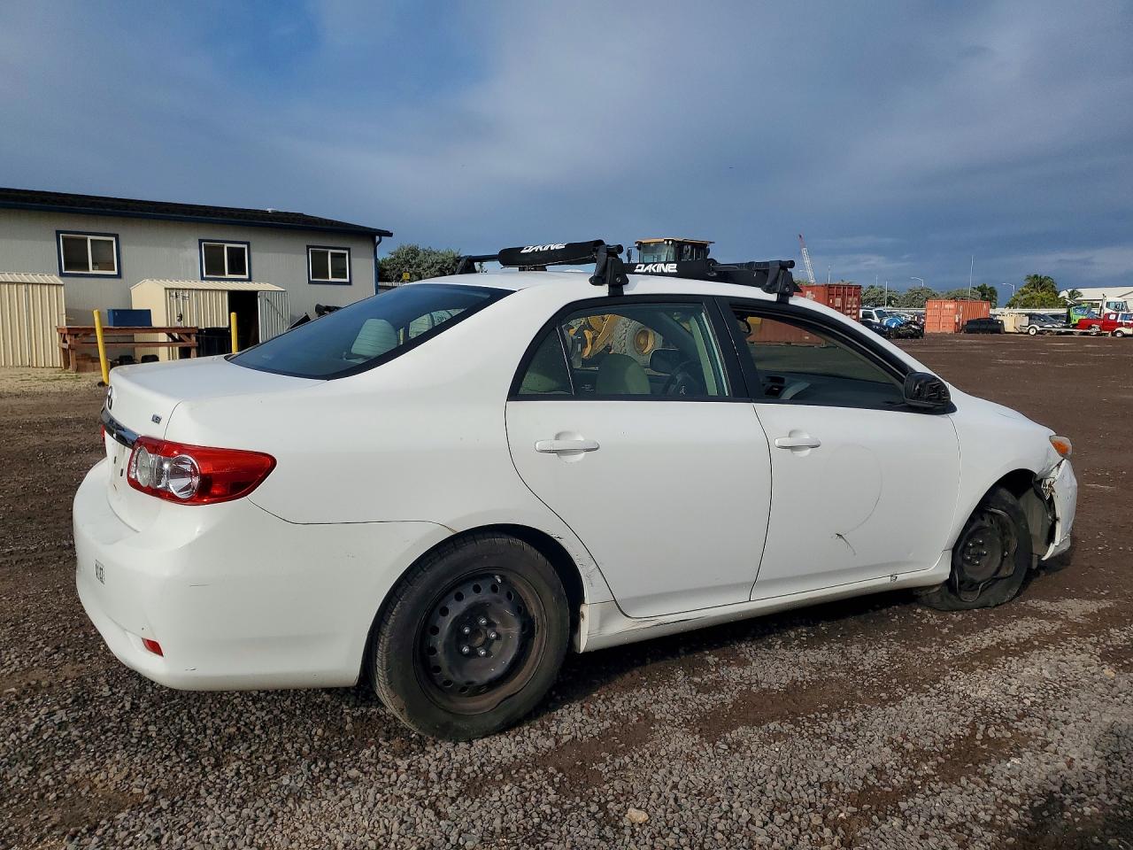 2012 Toyota Corolla White vin: 2T1BU4EE2CC757789