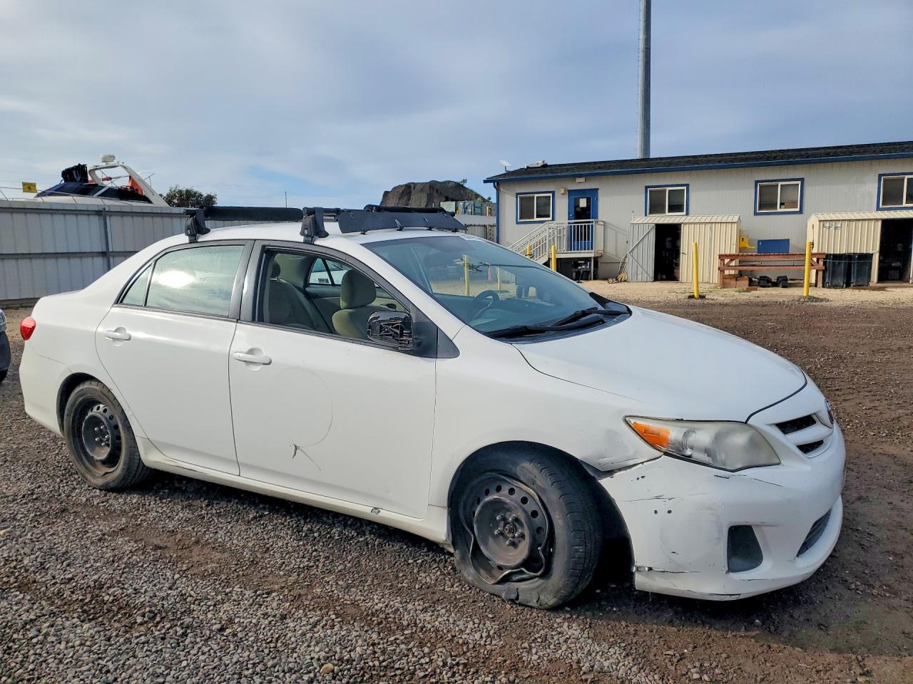 2012 Toyota Corolla White vin: 2T1BU4EE2CC757789