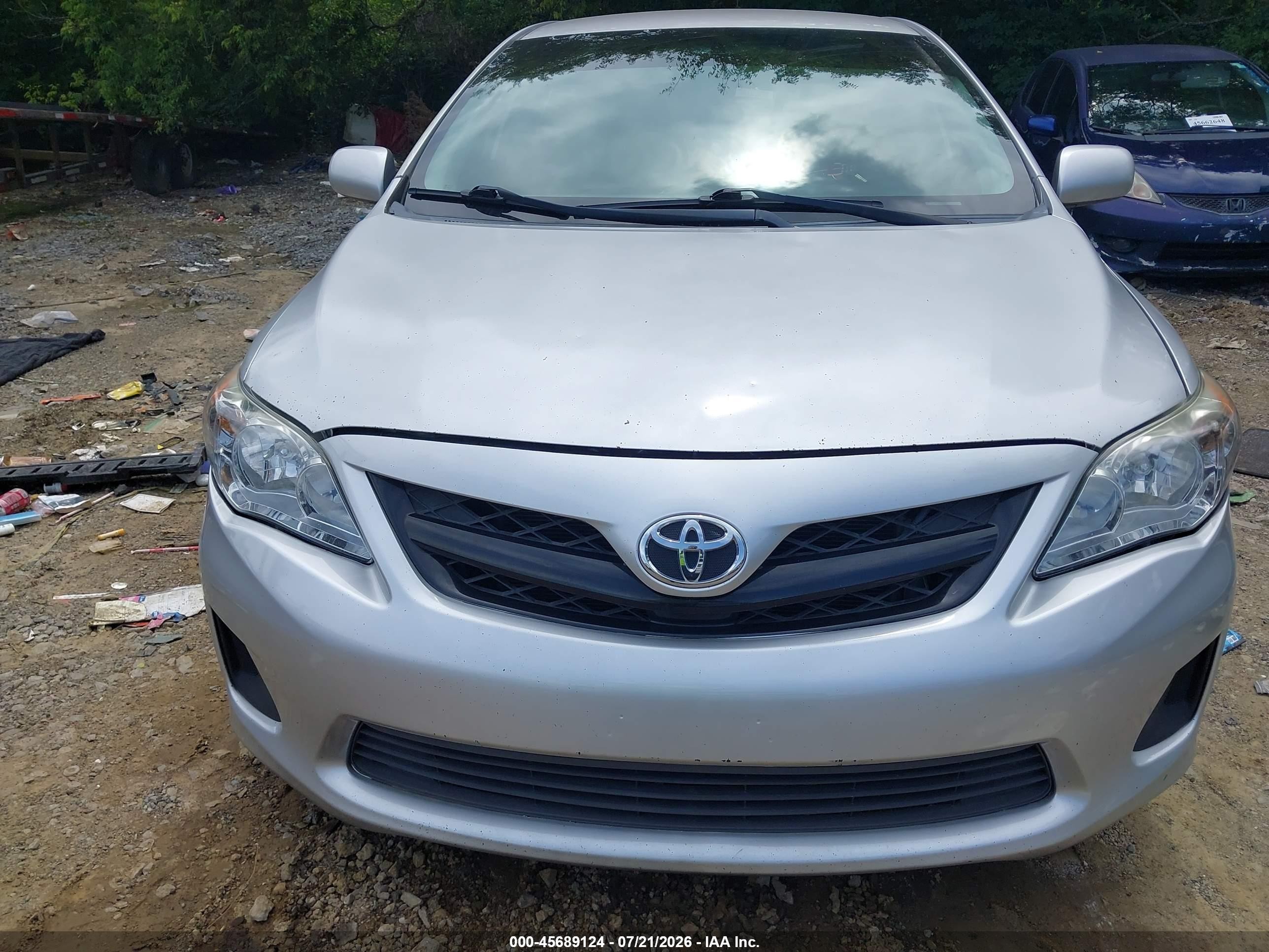 2012 Toyota Corolla Le Gray vin: 2T1BU4EE2CC765388