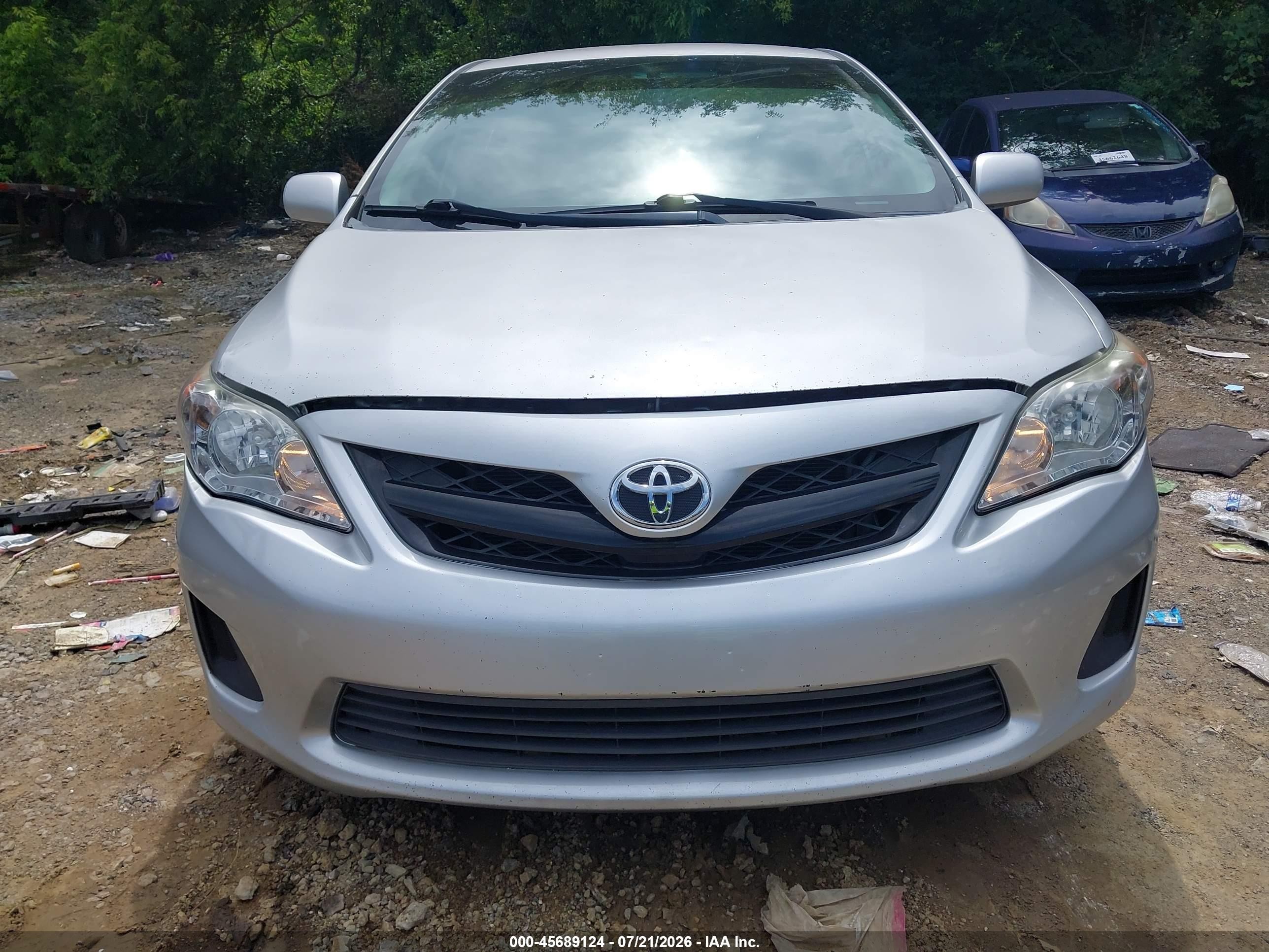 2012 Toyota Corolla Le Gray vin: 2T1BU4EE2CC765388