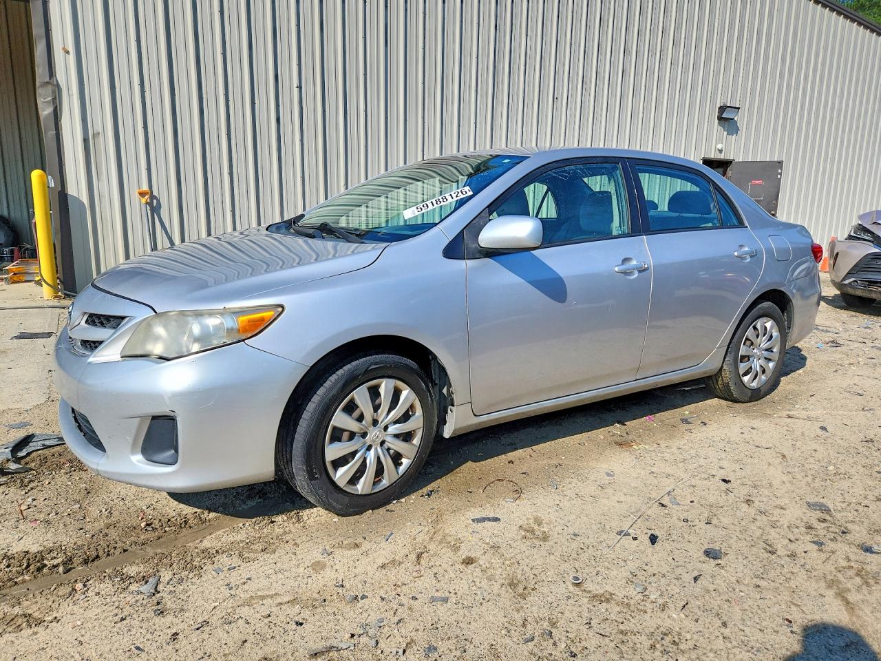 2012 Toyota Corolla Le Silver vin: 2T1BU4EE2CC776407
