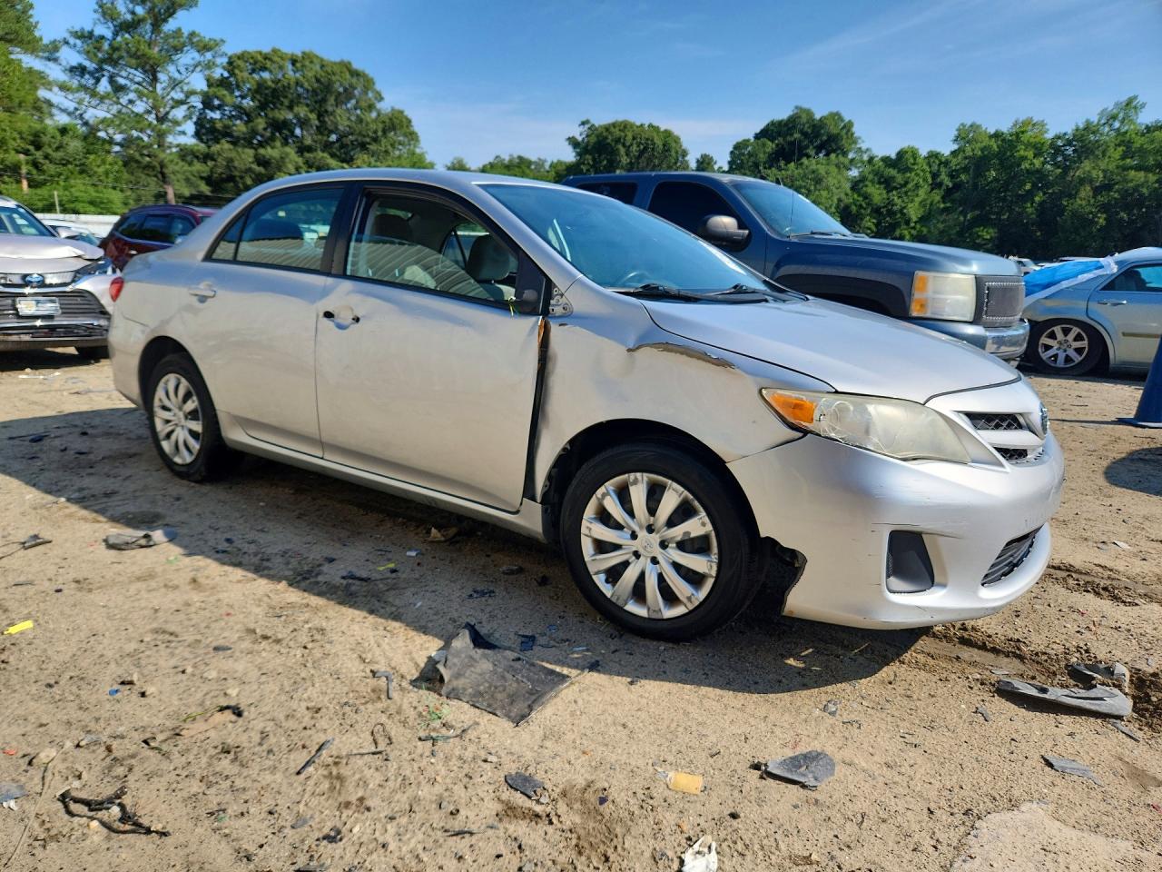 2012 Toyota Corolla Le Silver vin: 2T1BU4EE2CC776407