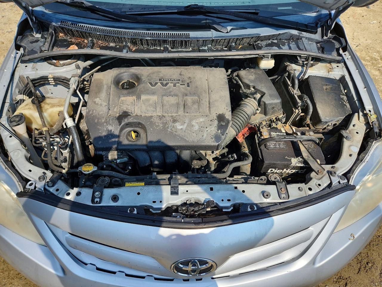 2012 Toyota Corolla Le Silver vin: 2T1BU4EE2CC776407