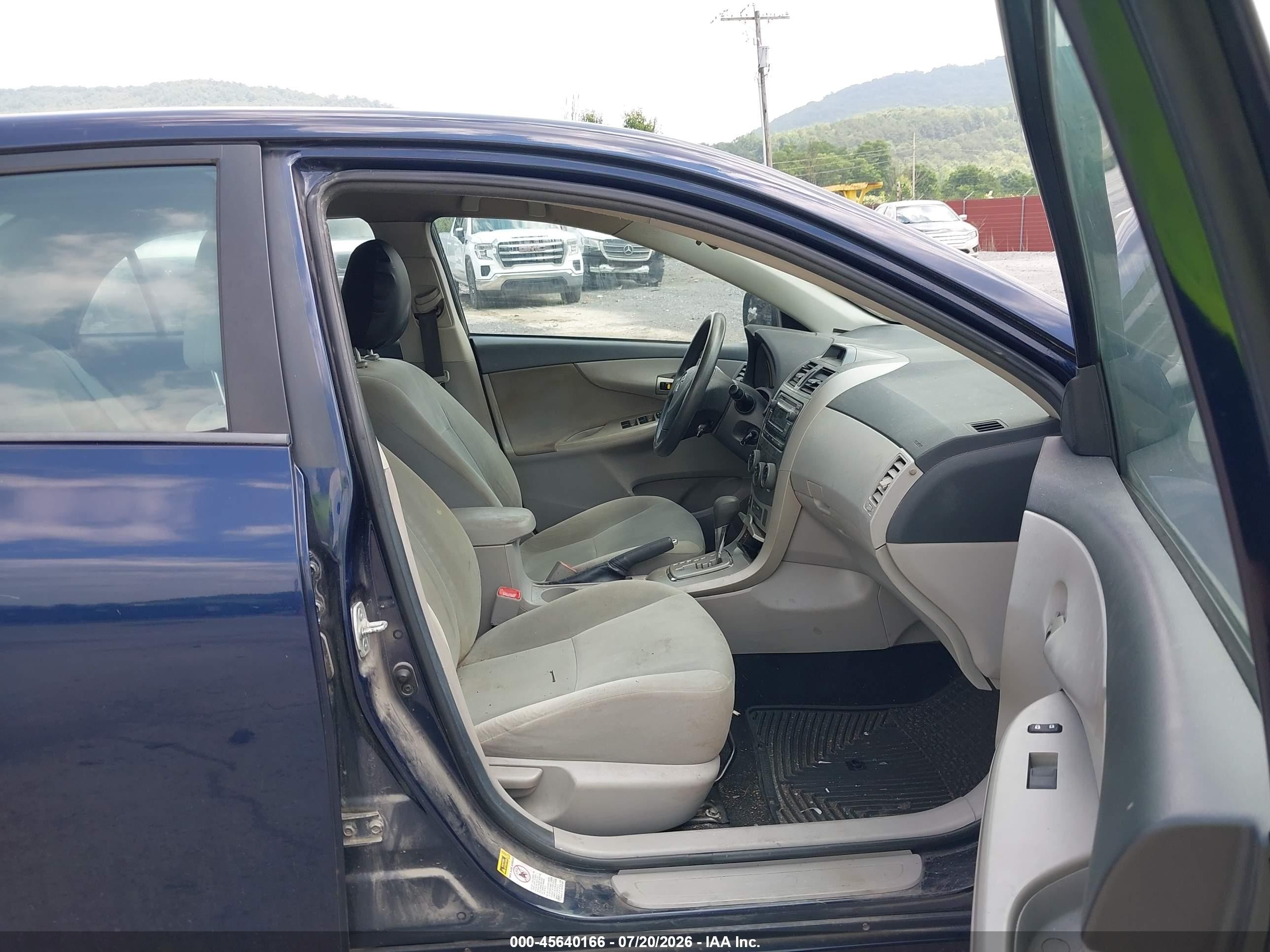 2012 Toyota Corolla Le Dark Blue vin: 2T1BU4EE2CC793871