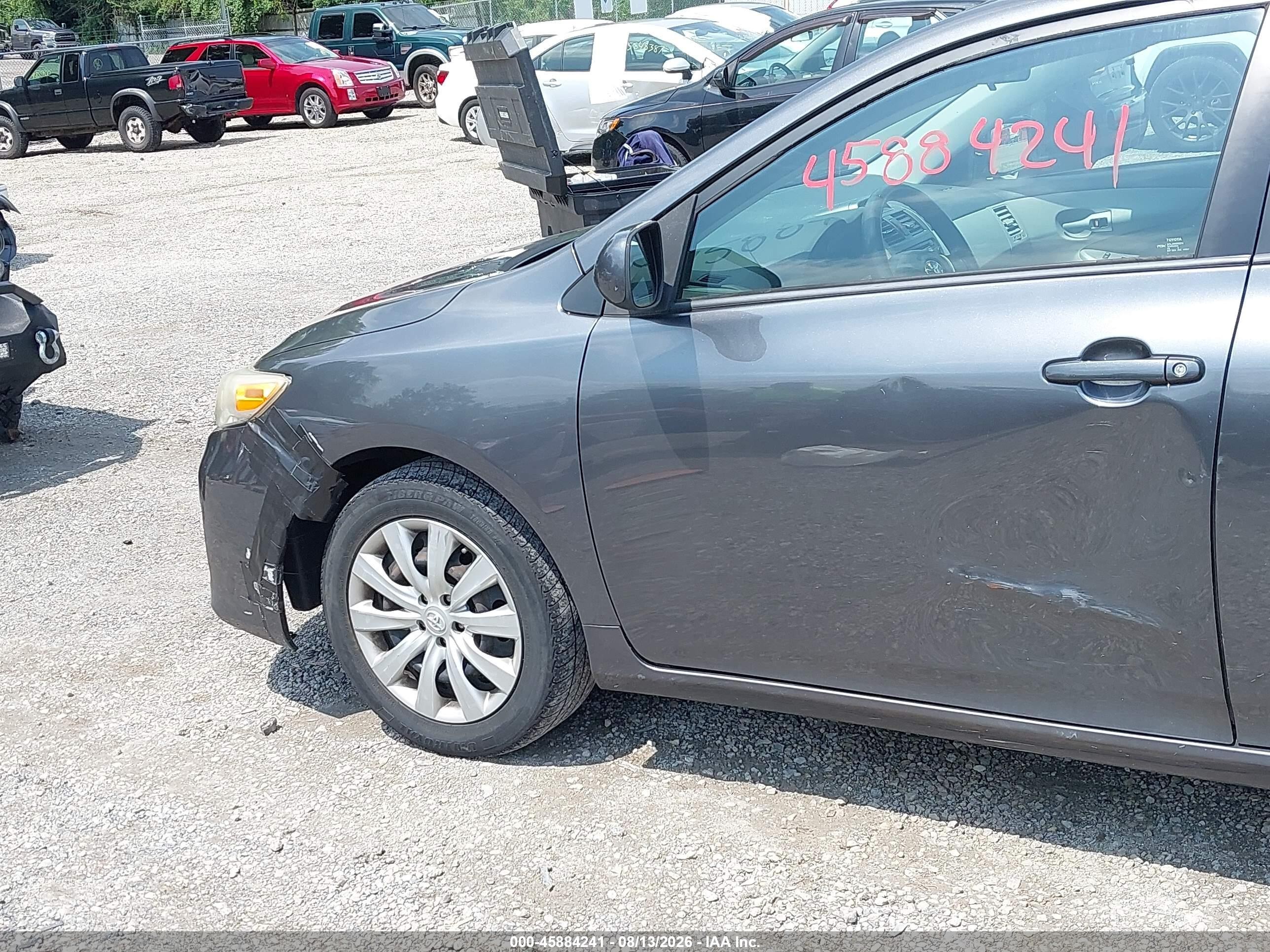 2012 Toyota Corolla Le Gray vin: 2T1BU4EE2CC796382