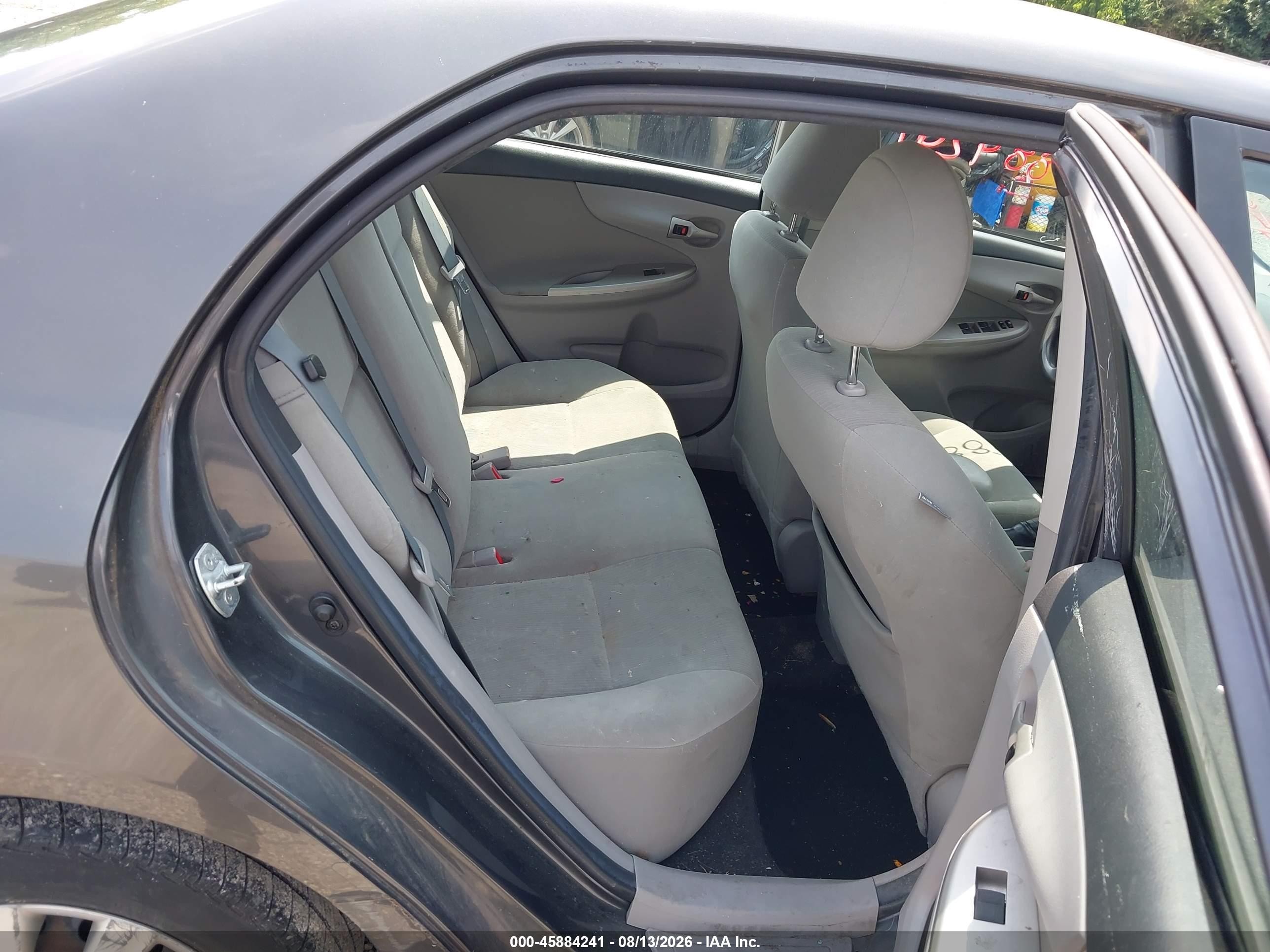2012 Toyota Corolla Le Gray vin: 2T1BU4EE2CC796382