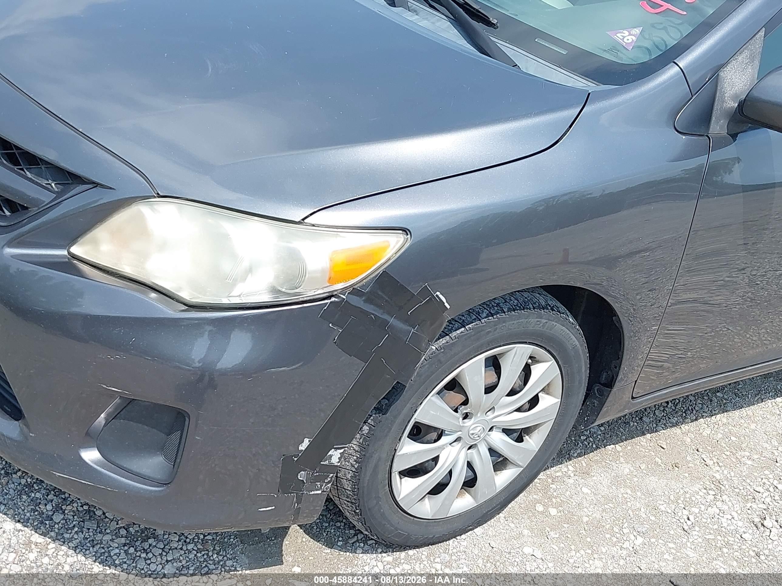 2012 Toyota Corolla Le Gray vin: 2T1BU4EE2CC796382