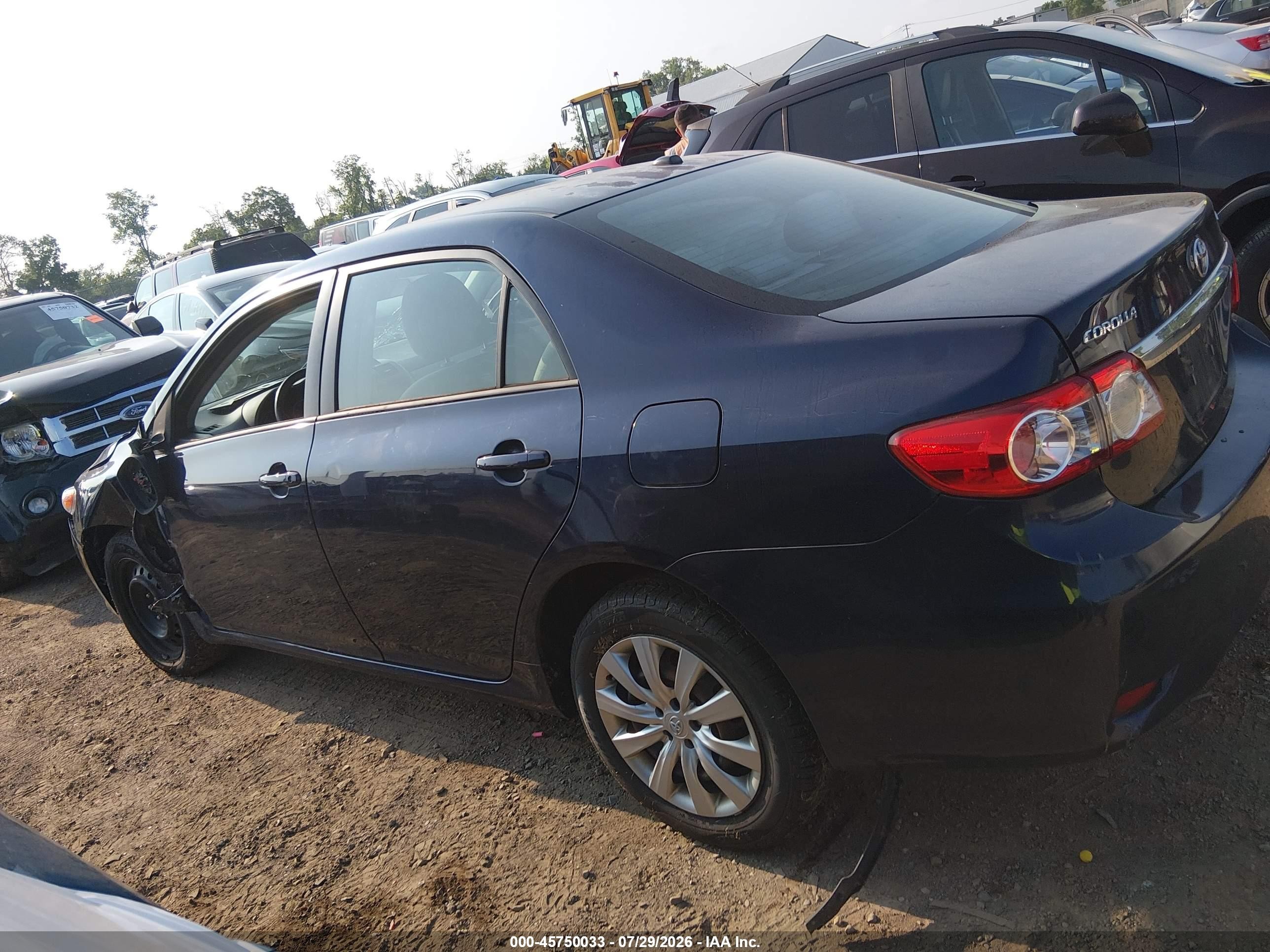 2012 Toyota Corolla Le Blue vin: 2T1BU4EE2CC796656