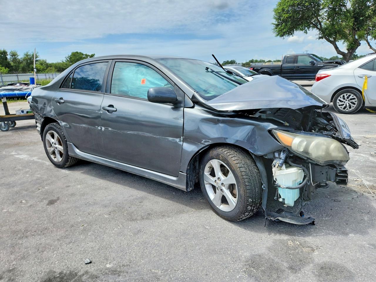 2012 Toyota Corolla S Gray vin: 2T1BU4EE2CC803637