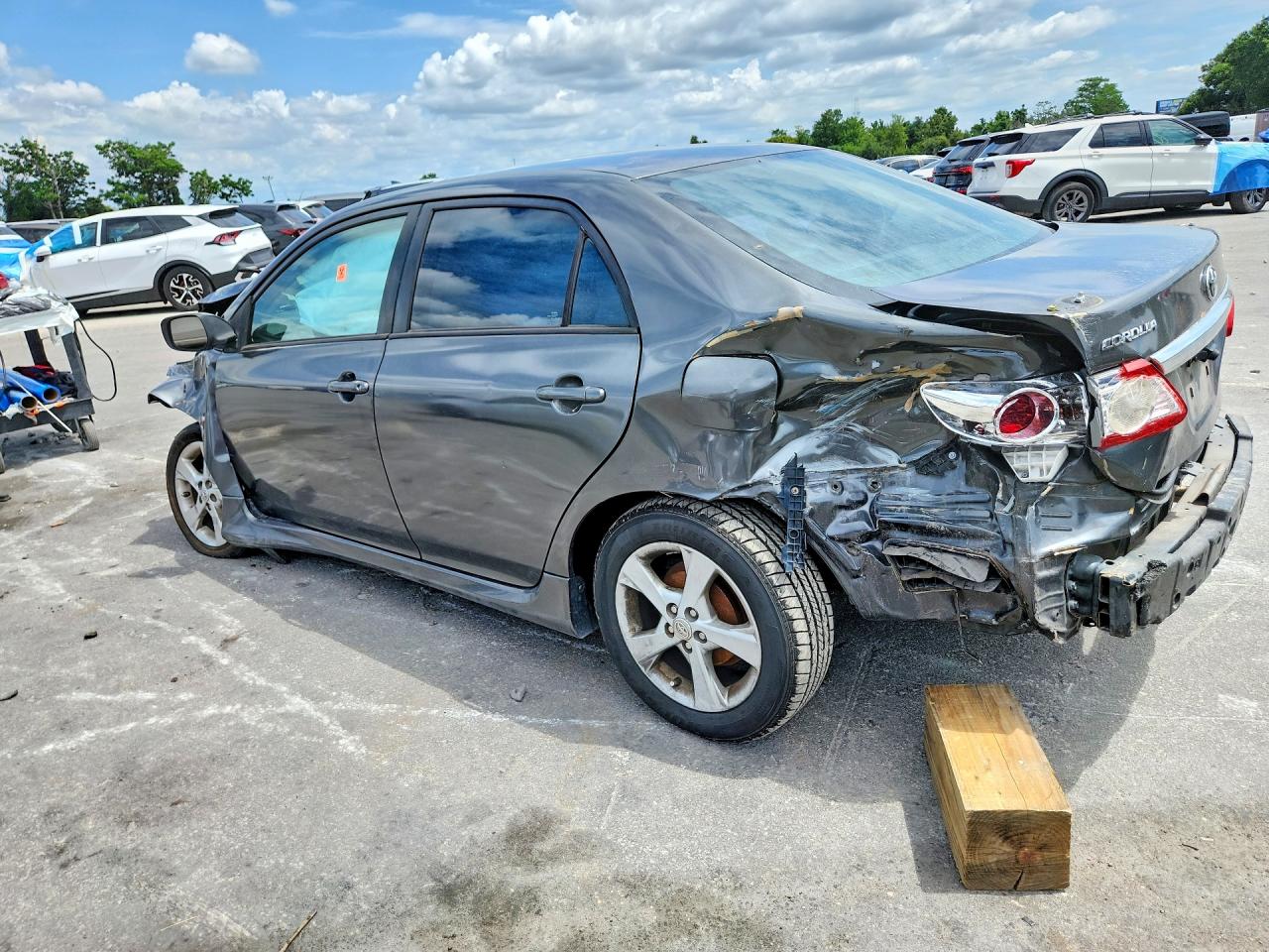 2012 Toyota Corolla S Gray vin: 2T1BU4EE2CC803637
