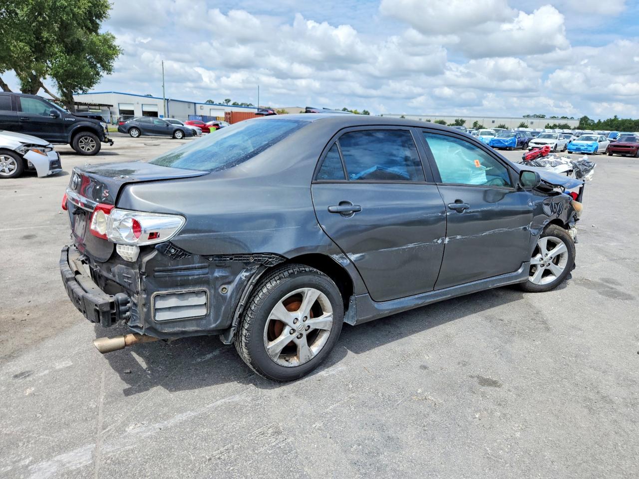 2012 Toyota Corolla S Gray vin: 2T1BU4EE2CC803637