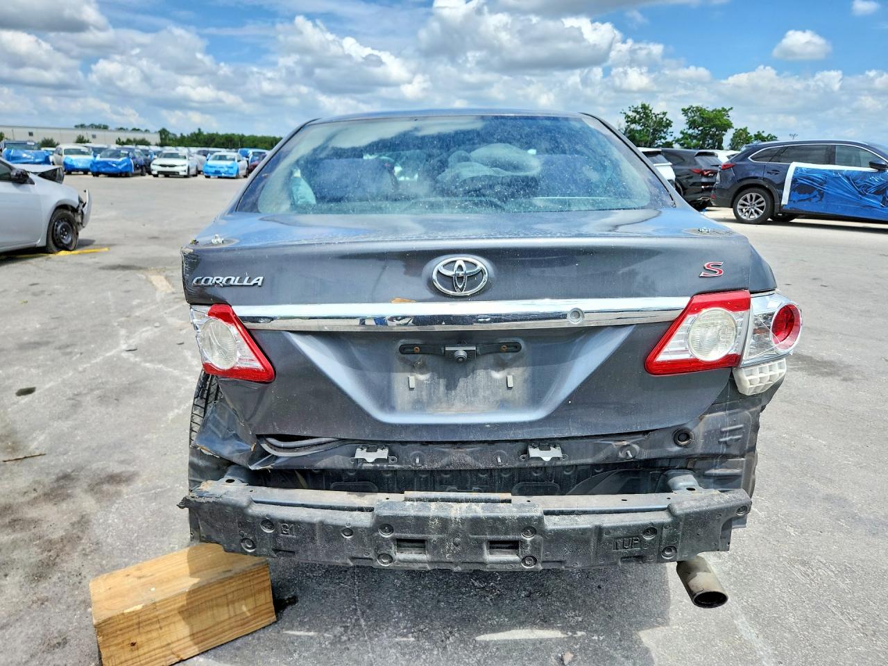 2012 Toyota Corolla S Gray vin: 2T1BU4EE2CC803637