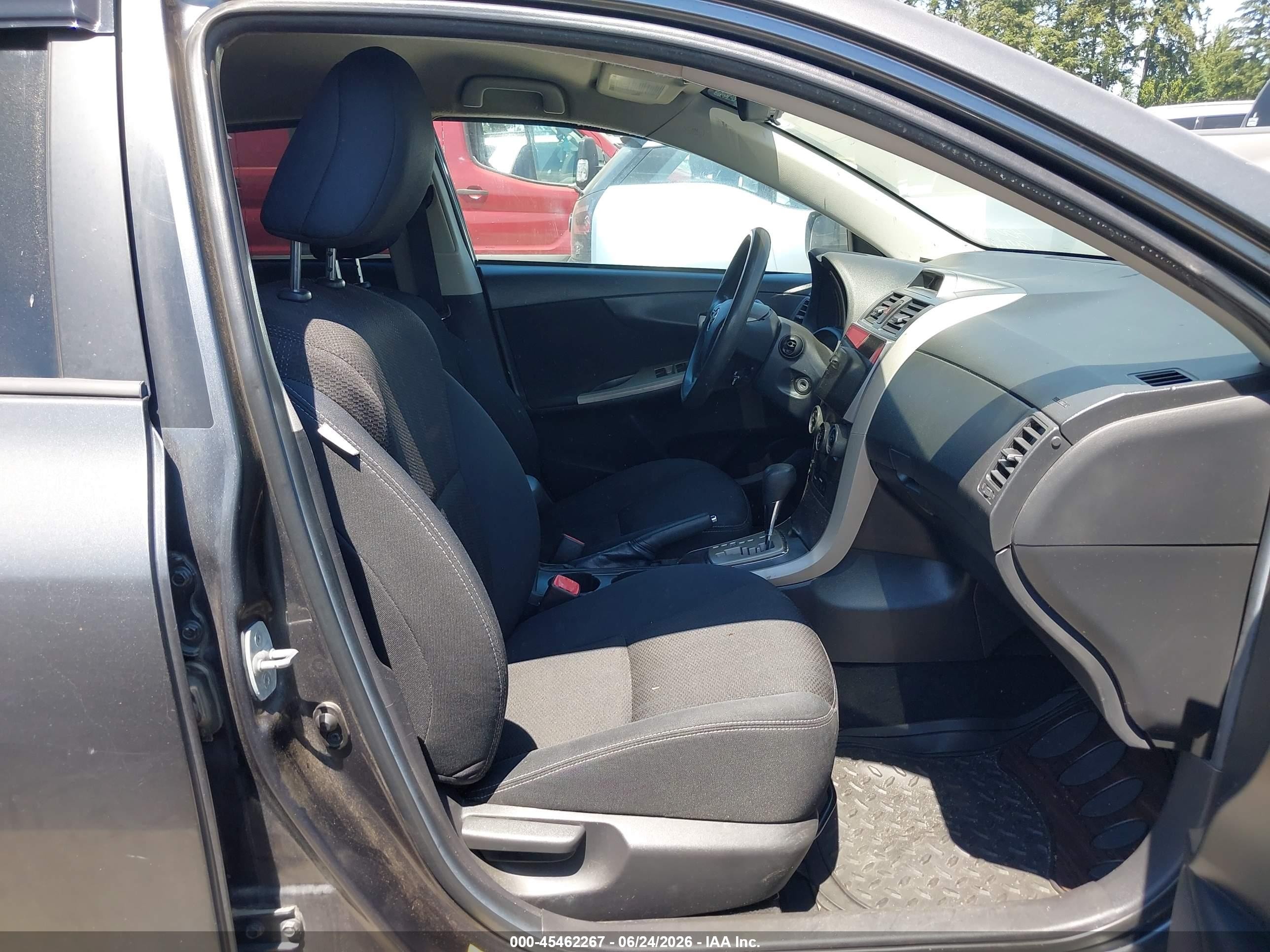 2012 Toyota Corolla S Gray vin: 2T1BU4EE2CC809888