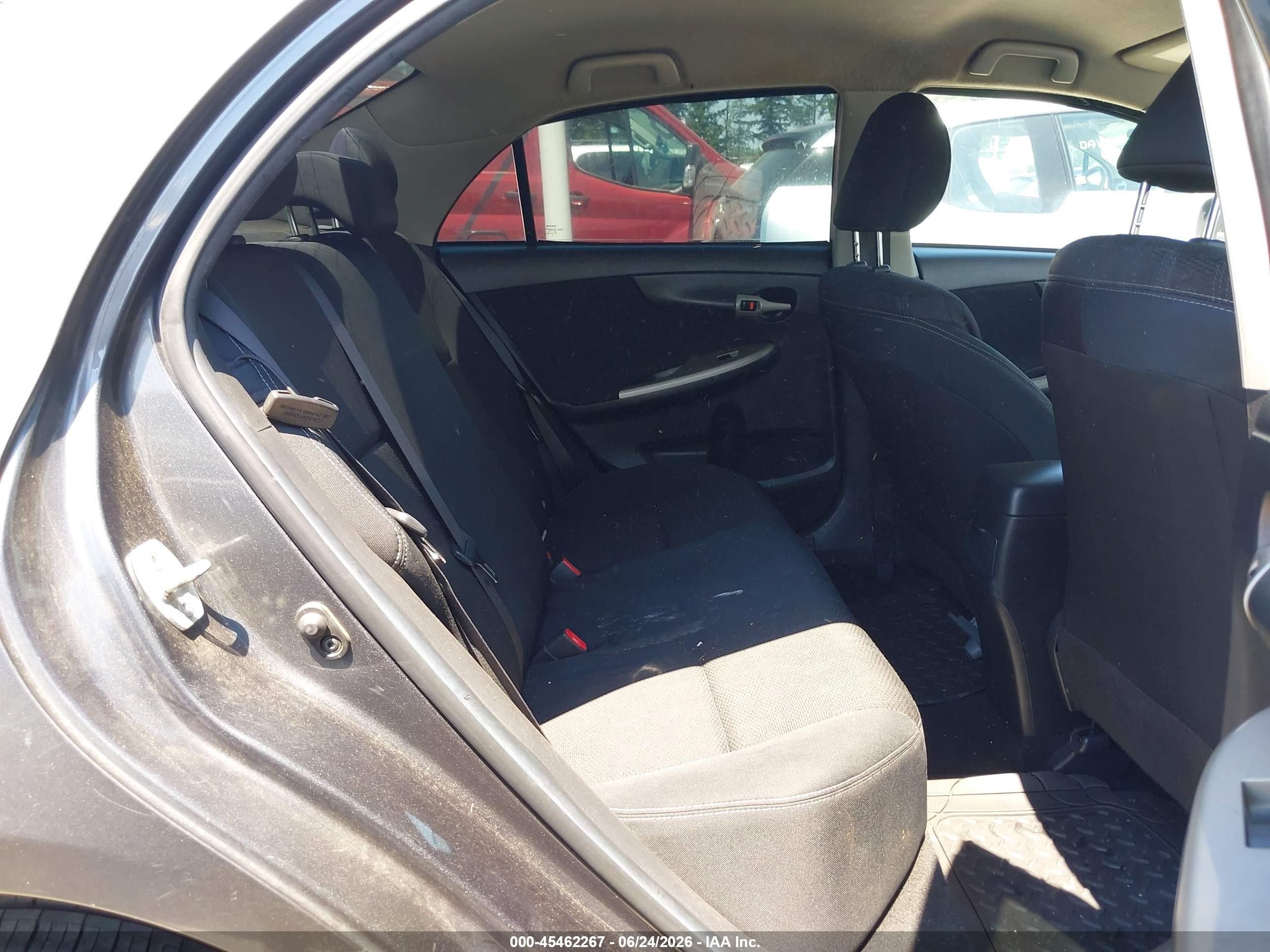 2012 Toyota Corolla S Gray vin: 2T1BU4EE2CC809888