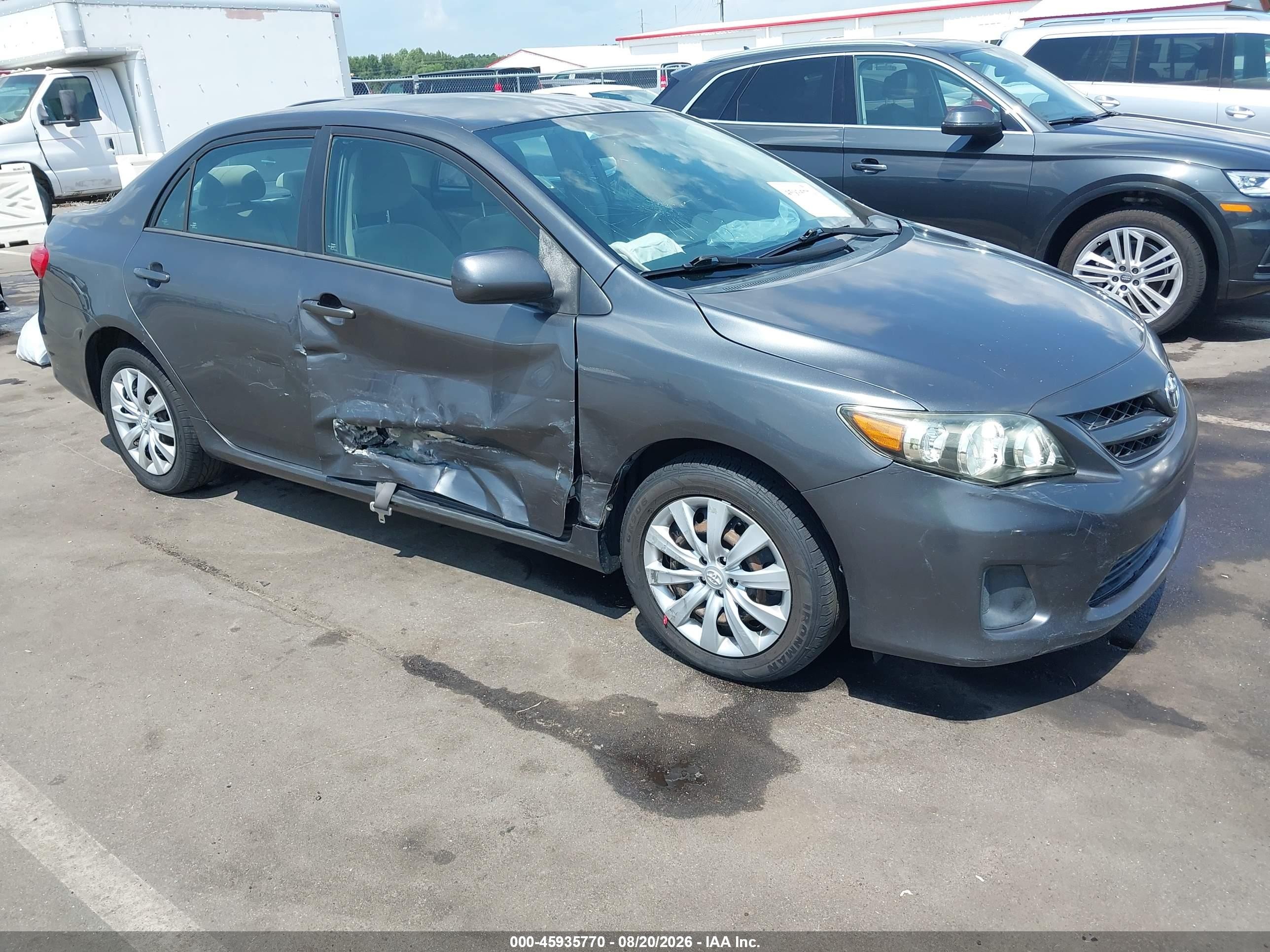 2012 Toyota Corolla Le Silver vin: 2T1BU4EE2CC812158