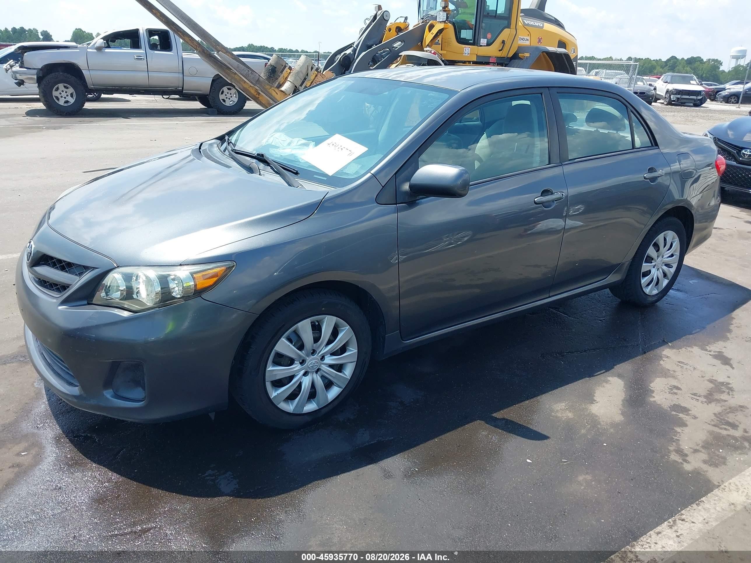 2012 Toyota Corolla Le Silver vin: 2T1BU4EE2CC812158