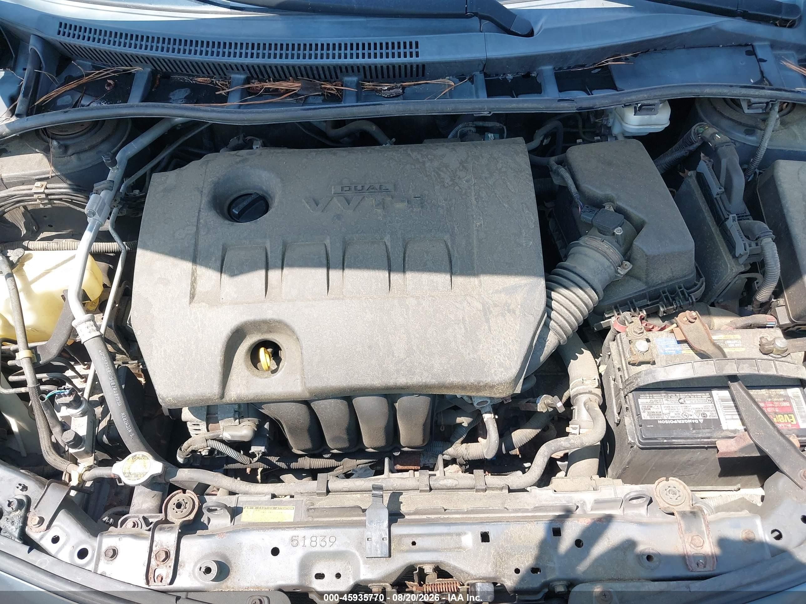 2012 Toyota Corolla Le Silver vin: 2T1BU4EE2CC812158