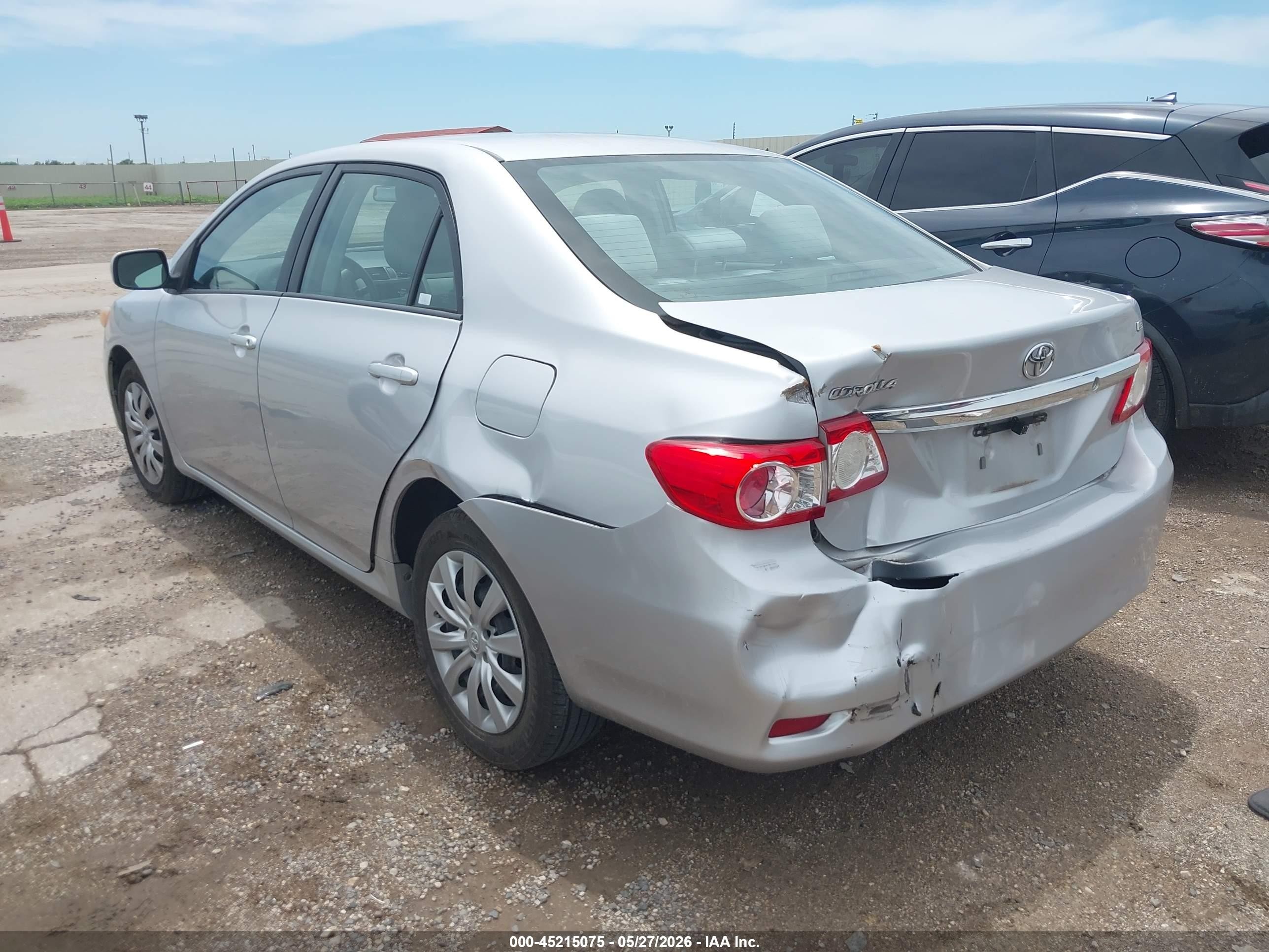 2012 Toyota Corolla Le Silver vin: 2T1BU4EE2CC818199