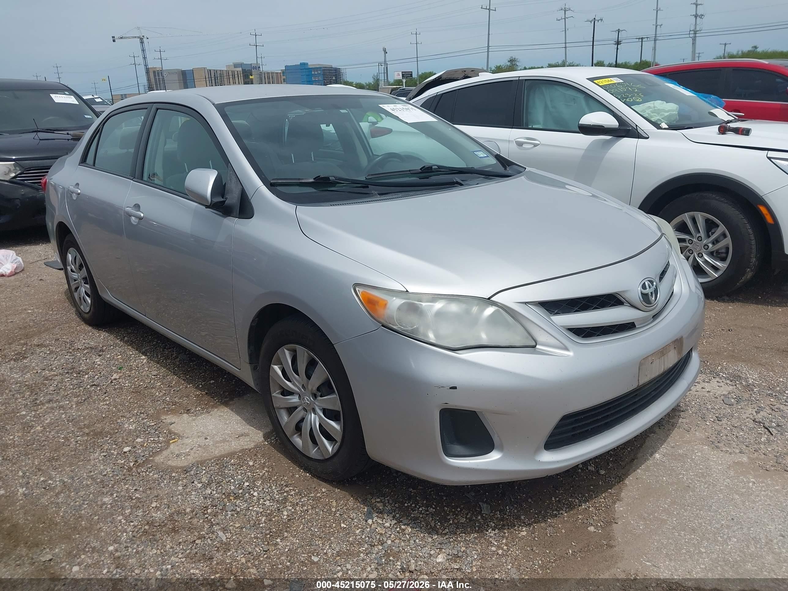 2012 Toyota Corolla Le Silver vin: 2T1BU4EE2CC818199