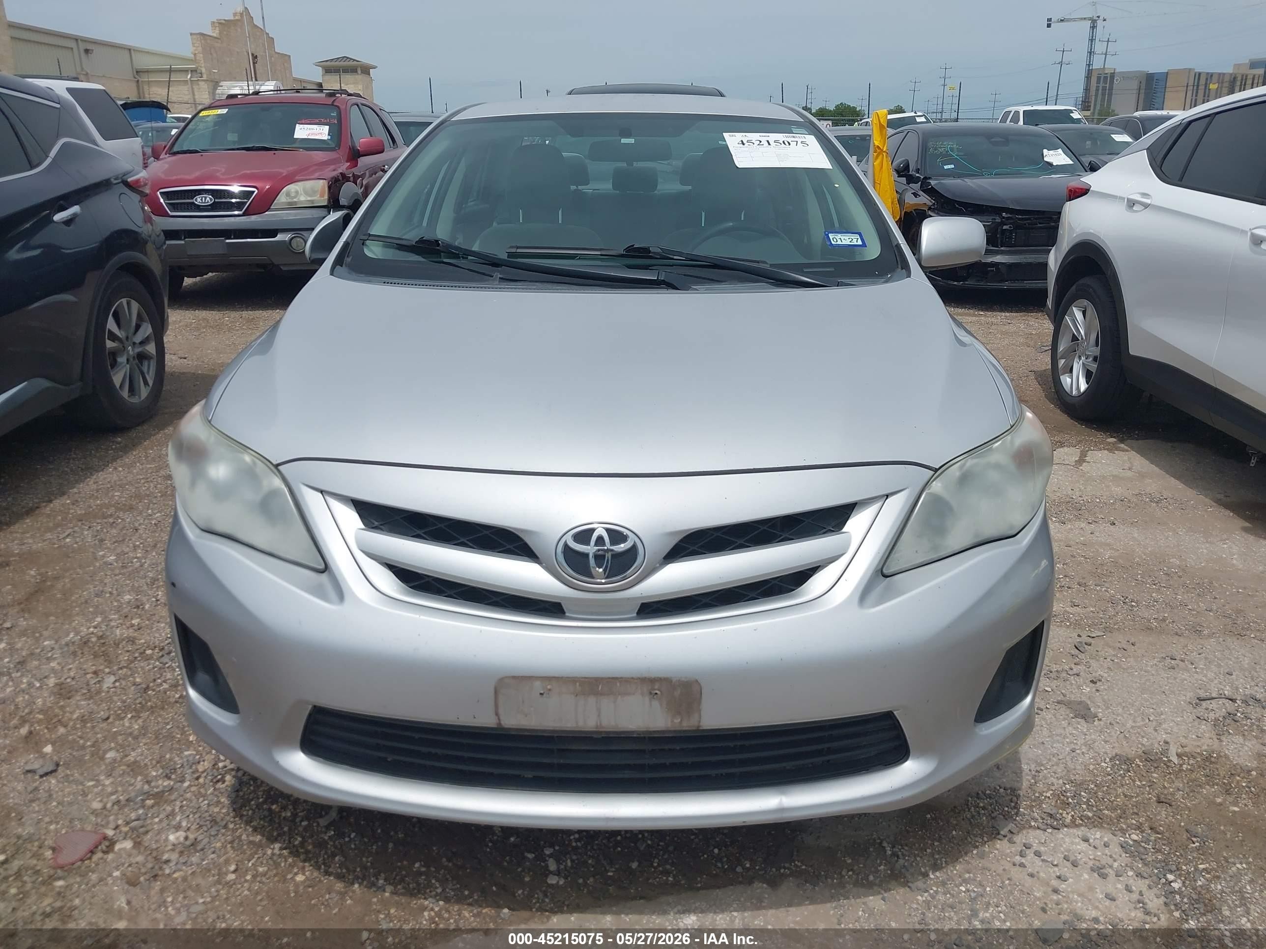 2012 Toyota Corolla Le Silver vin: 2T1BU4EE2CC818199