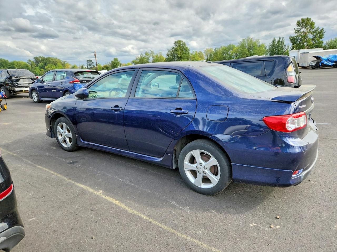 2012 Toyota Corolla S Blue vin: 2T1BU4EE2CC824293