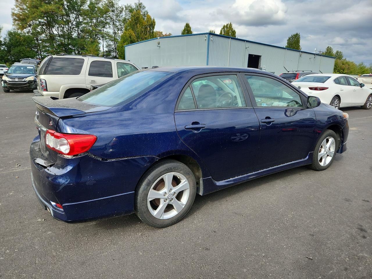2012 Toyota Corolla S Blue vin: 2T1BU4EE2CC824293