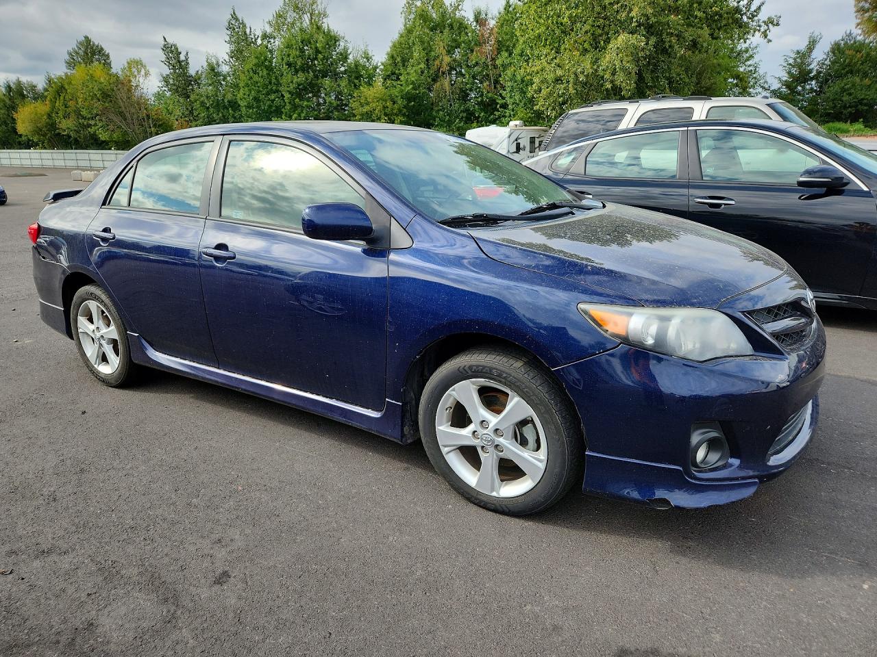 2012 Toyota Corolla S Blue vin: 2T1BU4EE2CC824293