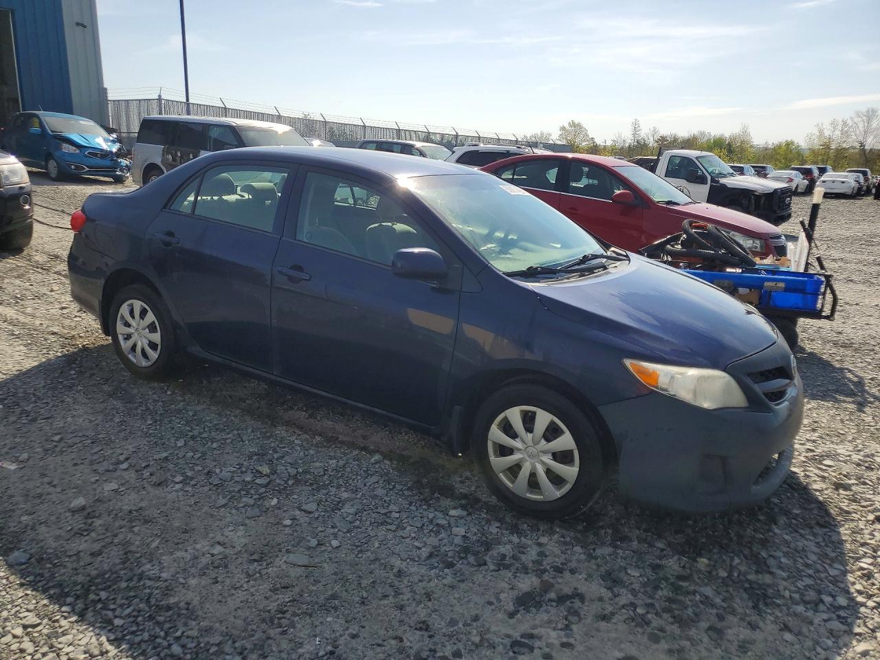 2012 Toyota Corolla L Blue vin: 2T1BU4EE2CC833155