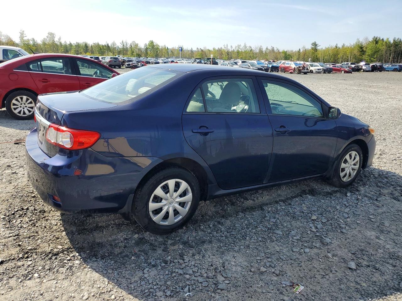 2012 Toyota Corolla L Blue vin: 2T1BU4EE2CC833155
