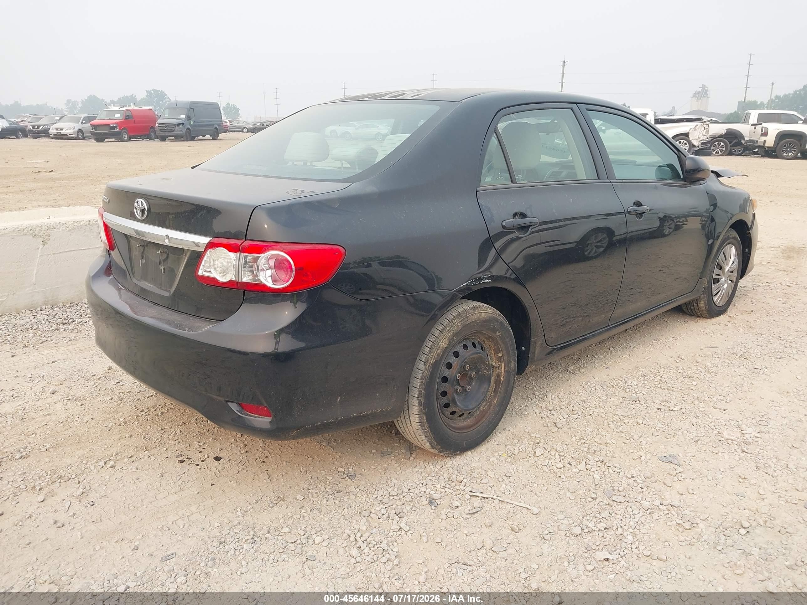 2012 Toyota Corolla L Black vin: 2T1BU4EE2CC835407