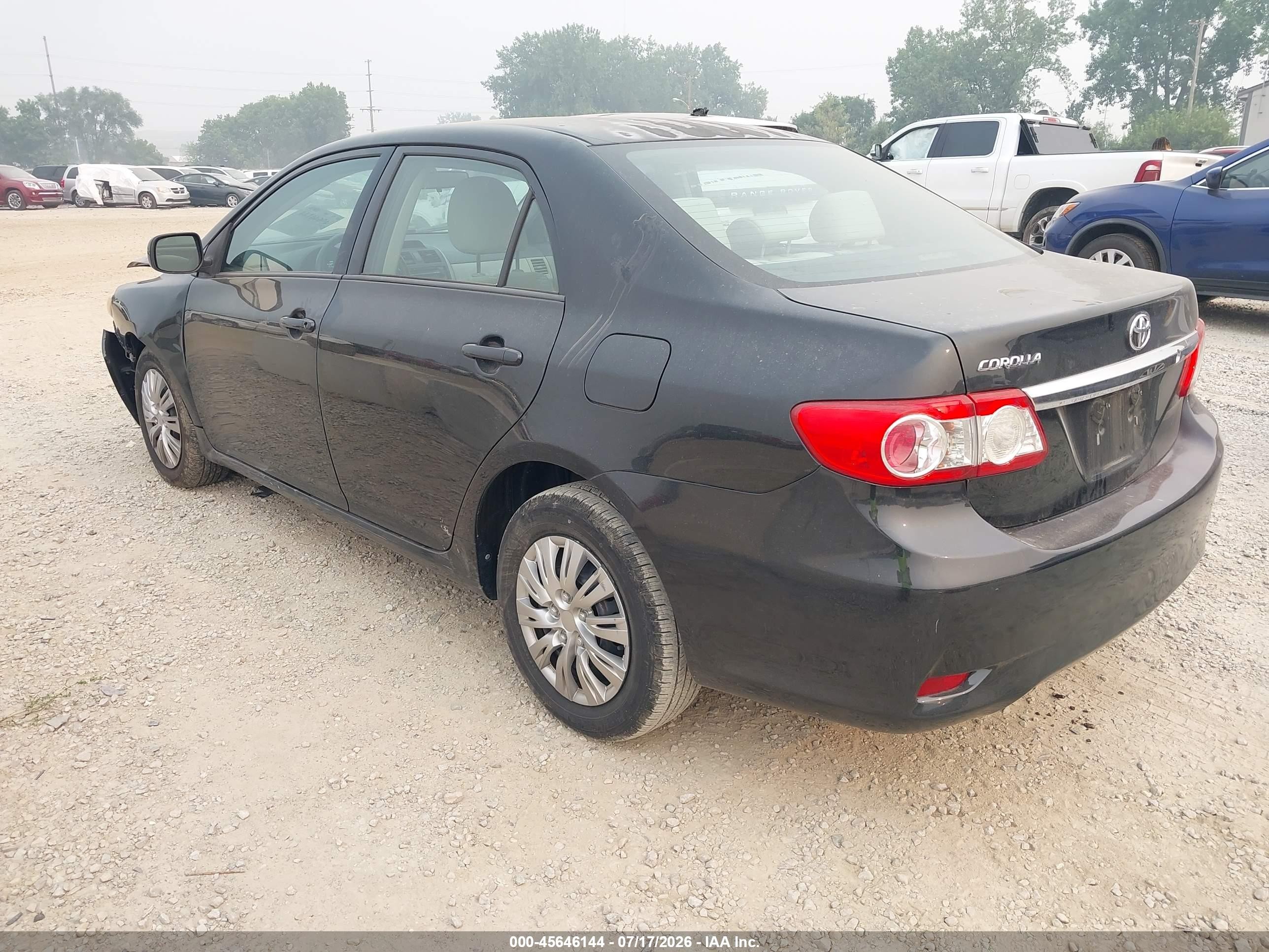 2012 Toyota Corolla L Black vin: 2T1BU4EE2CC835407