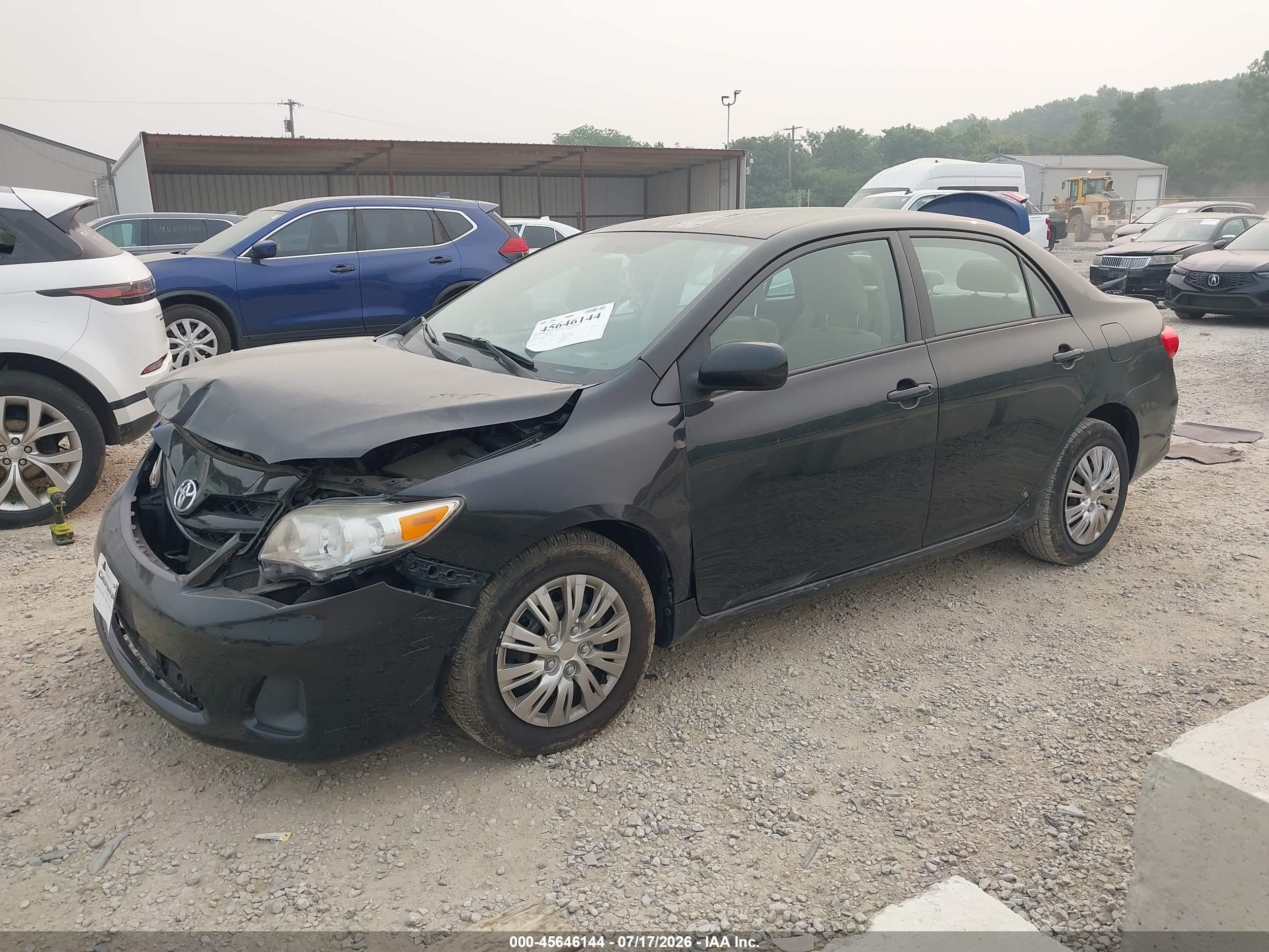 2012 Toyota Corolla L Black vin: 2T1BU4EE2CC835407