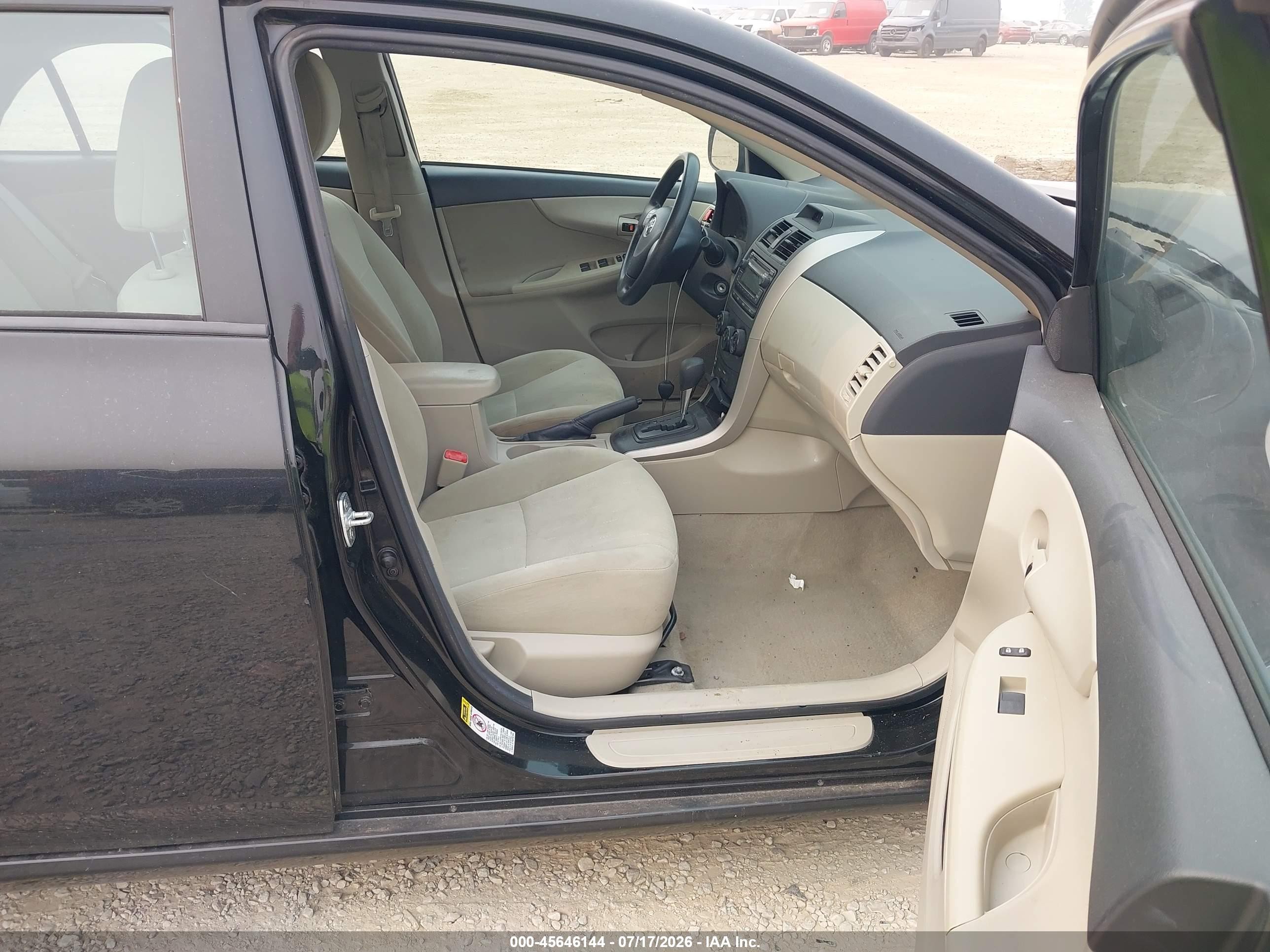 2012 Toyota Corolla L Black vin: 2T1BU4EE2CC835407