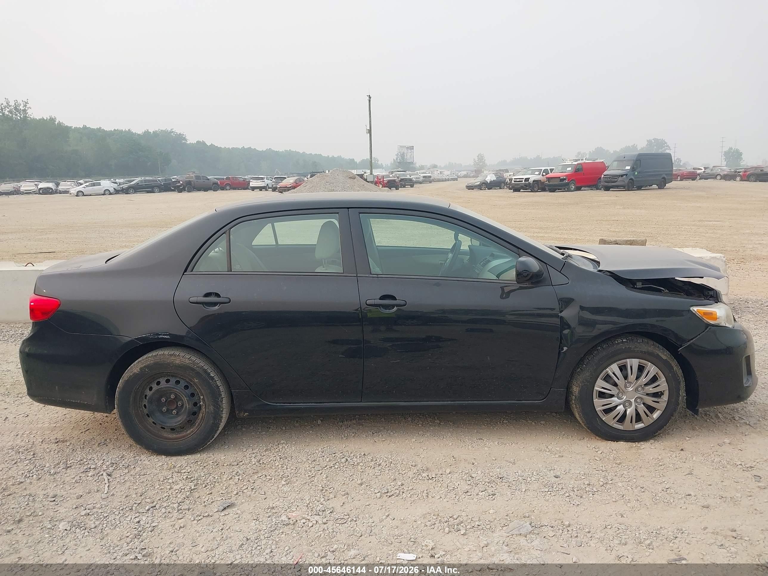2012 Toyota Corolla L Black vin: 2T1BU4EE2CC835407