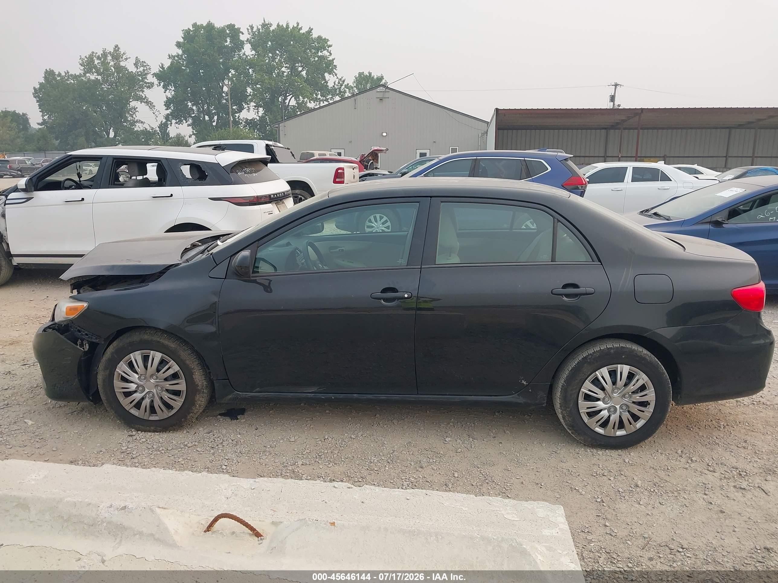 2012 Toyota Corolla L Black vin: 2T1BU4EE2CC835407