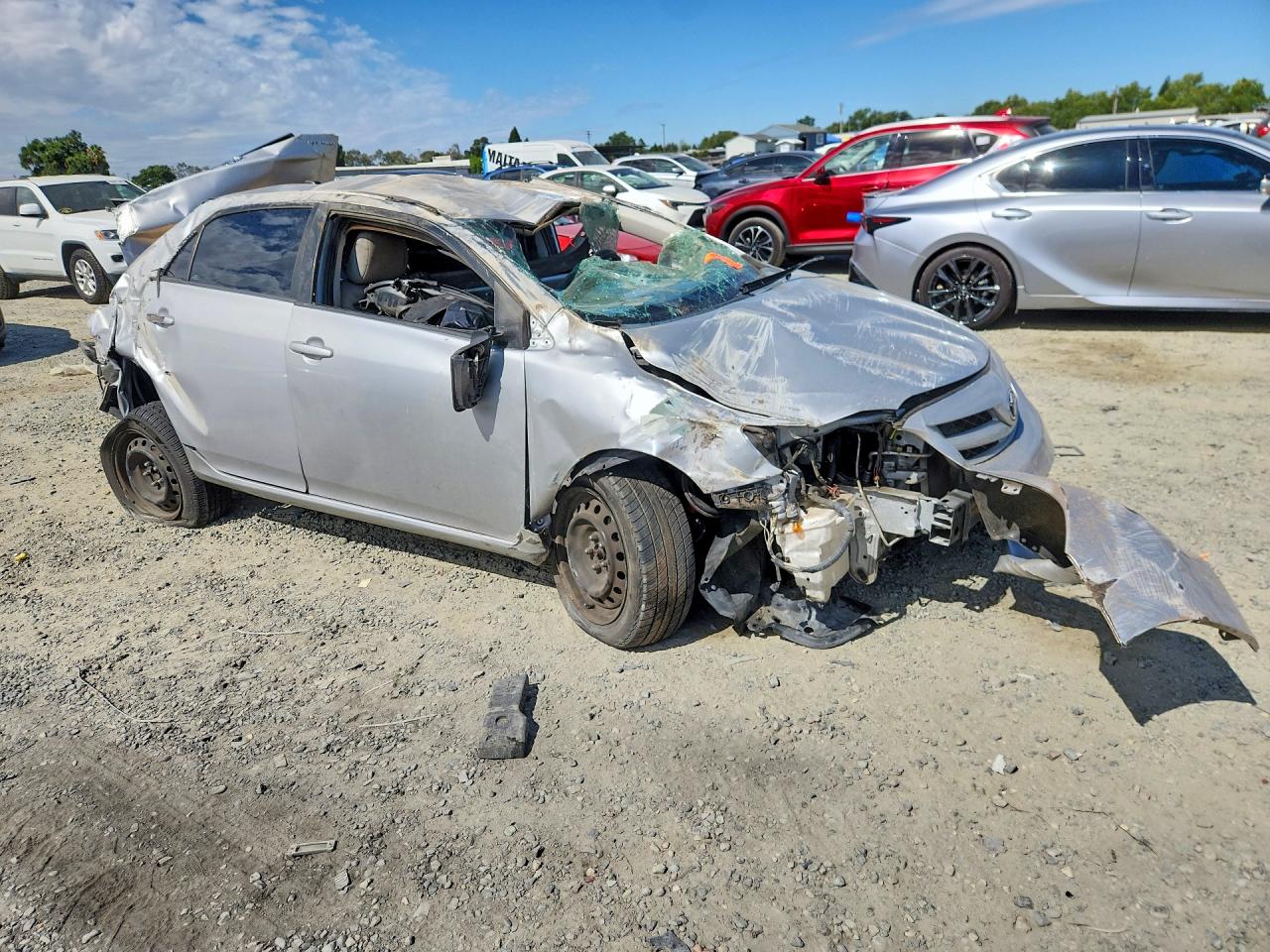 2012 Toyota Corolla Le Silver vin: 2T1BU4EE2CC842647