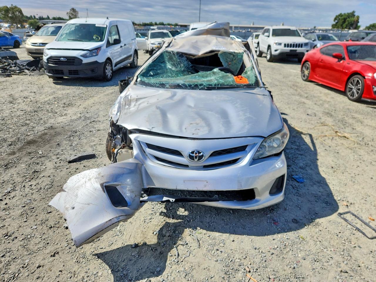 2012 Toyota Corolla Le Silver vin: 2T1BU4EE2CC842647