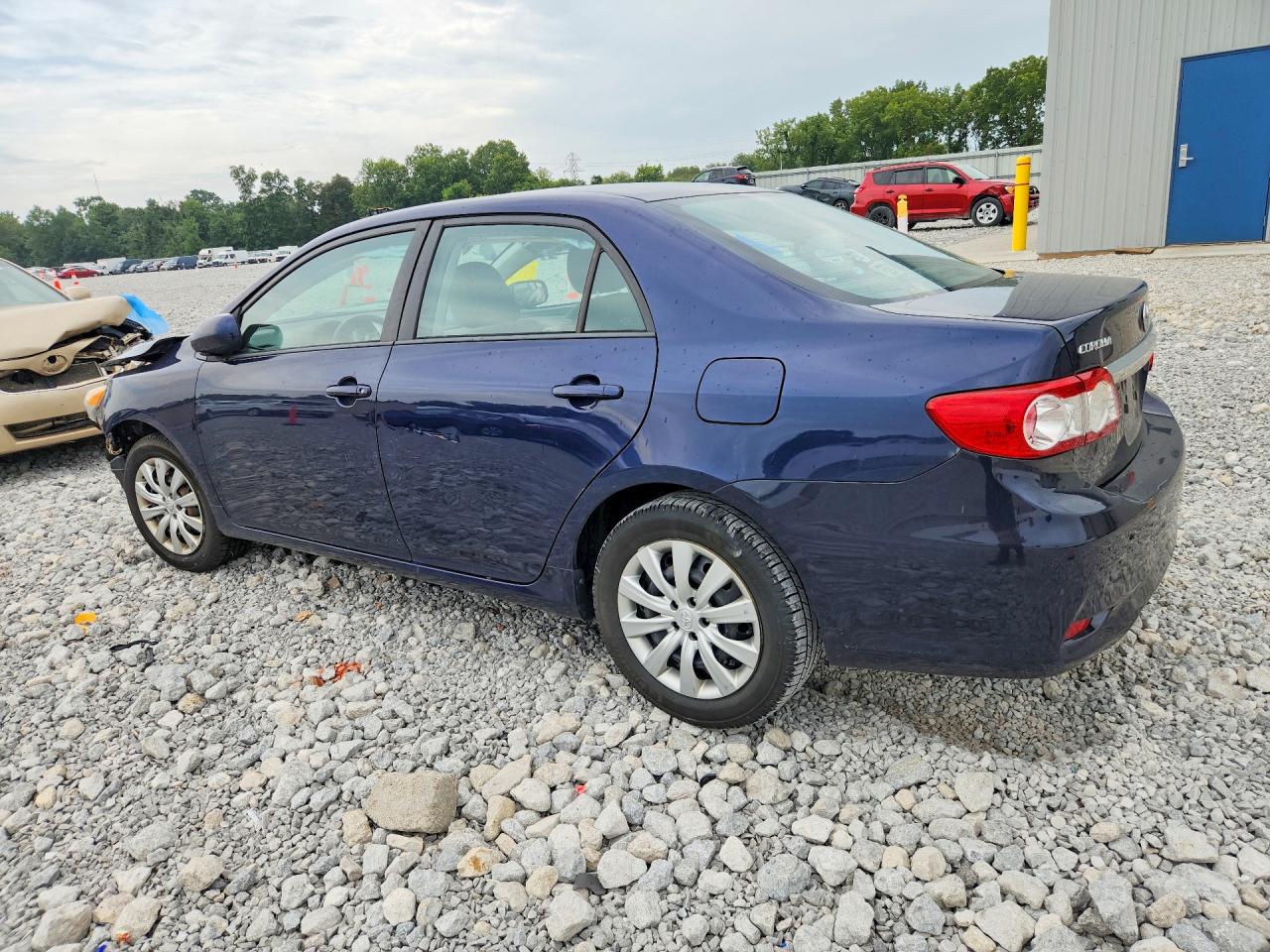 2012 Toyota Corolla Le Blue vin: 2T1BU4EE2CC847475