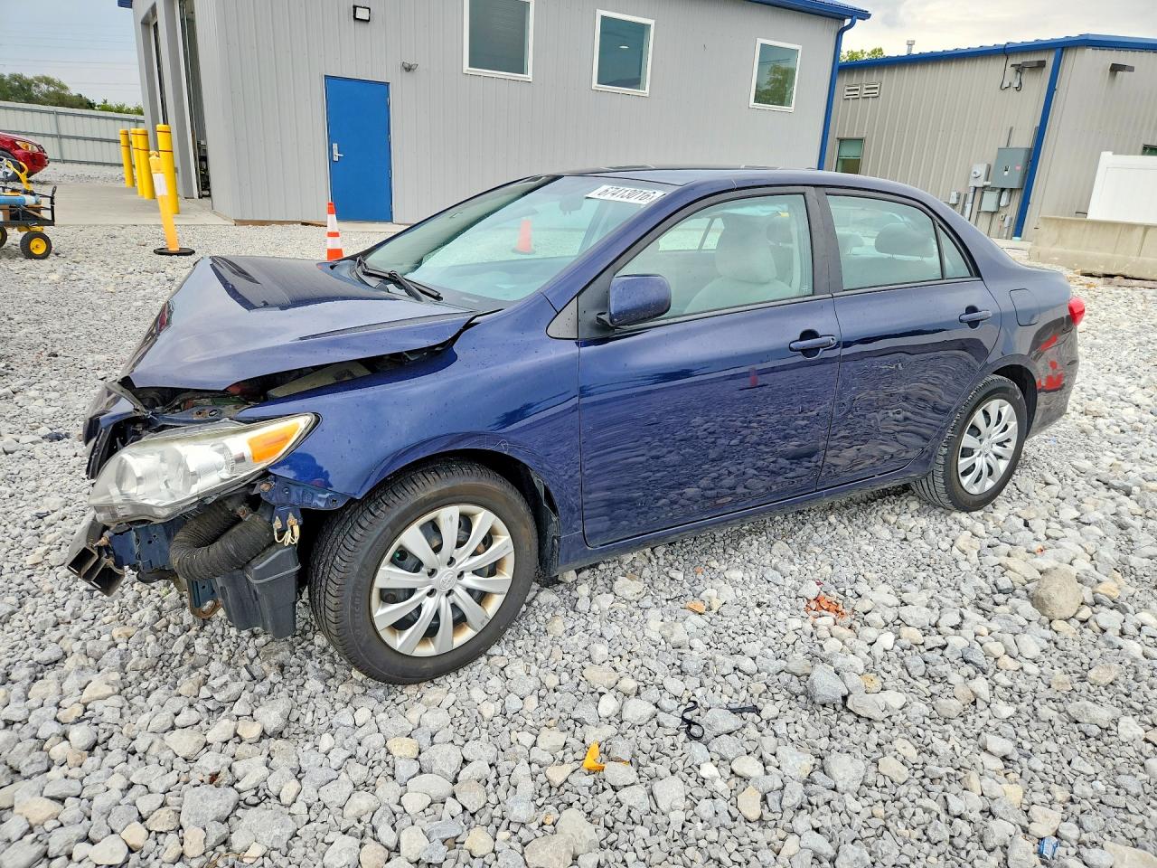 2012 Toyota Corolla Le Blue vin: 2T1BU4EE2CC847475