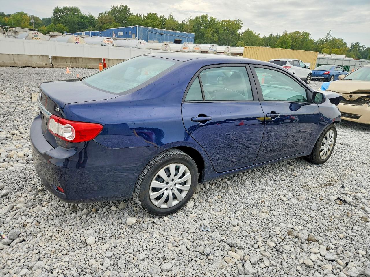 2012 Toyota Corolla Le Blue vin: 2T1BU4EE2CC847475