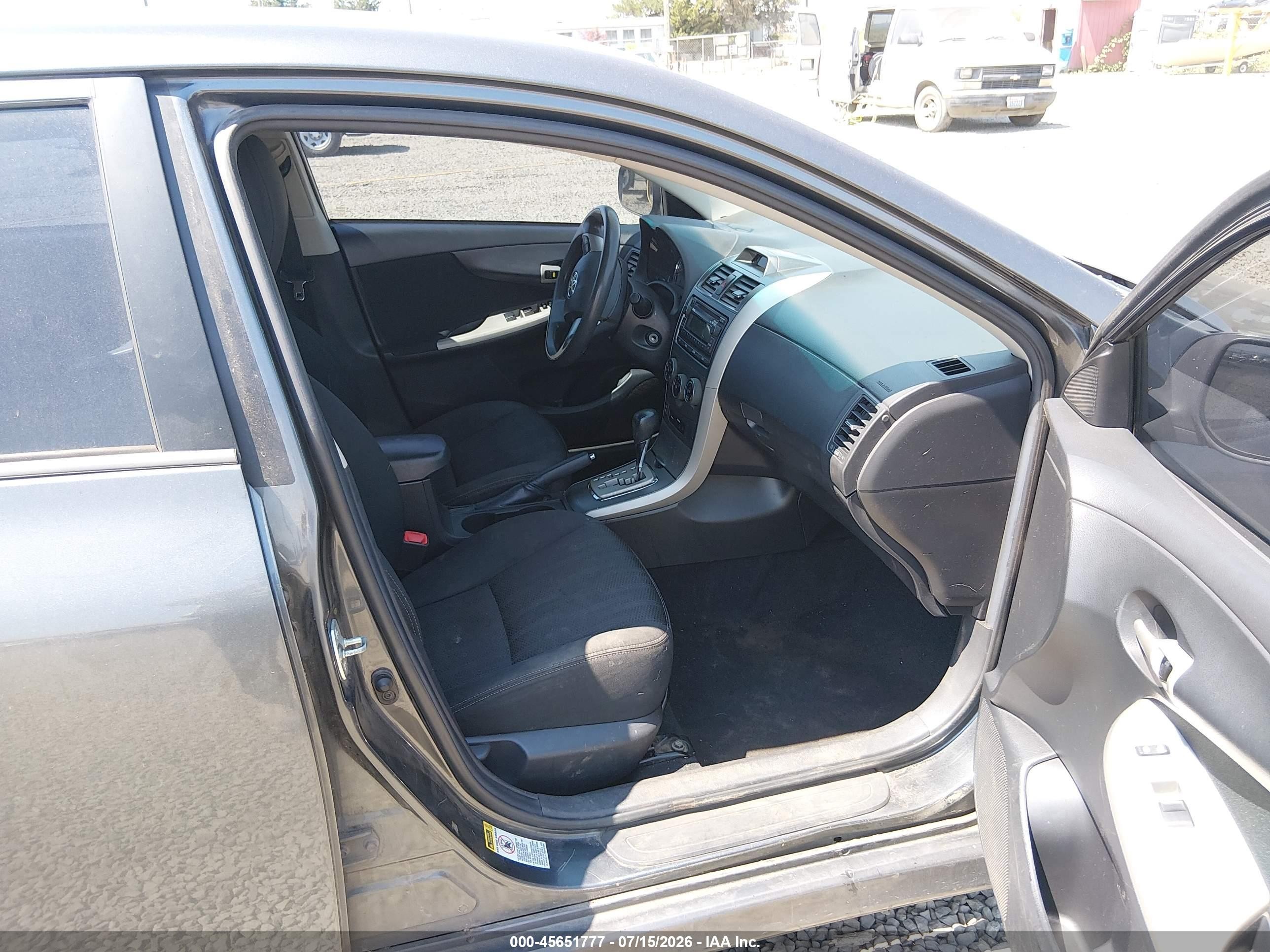 2012 Toyota Corolla S Gray vin: 2T1BU4EE2CC850439