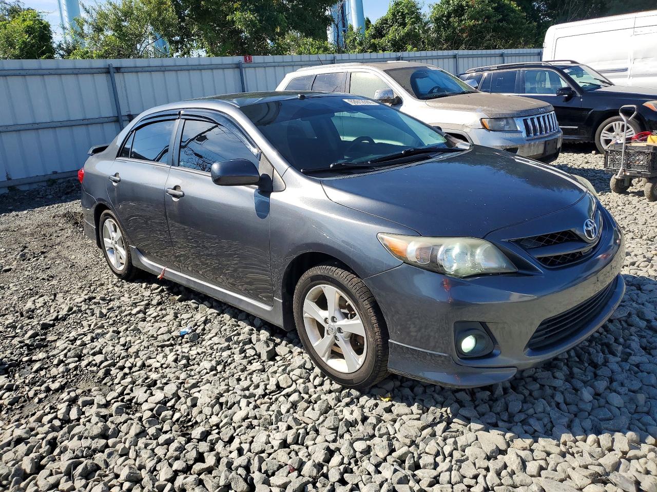 2012 Toyota Corolla S Gray vin: 2T1BU4EE2CC853809